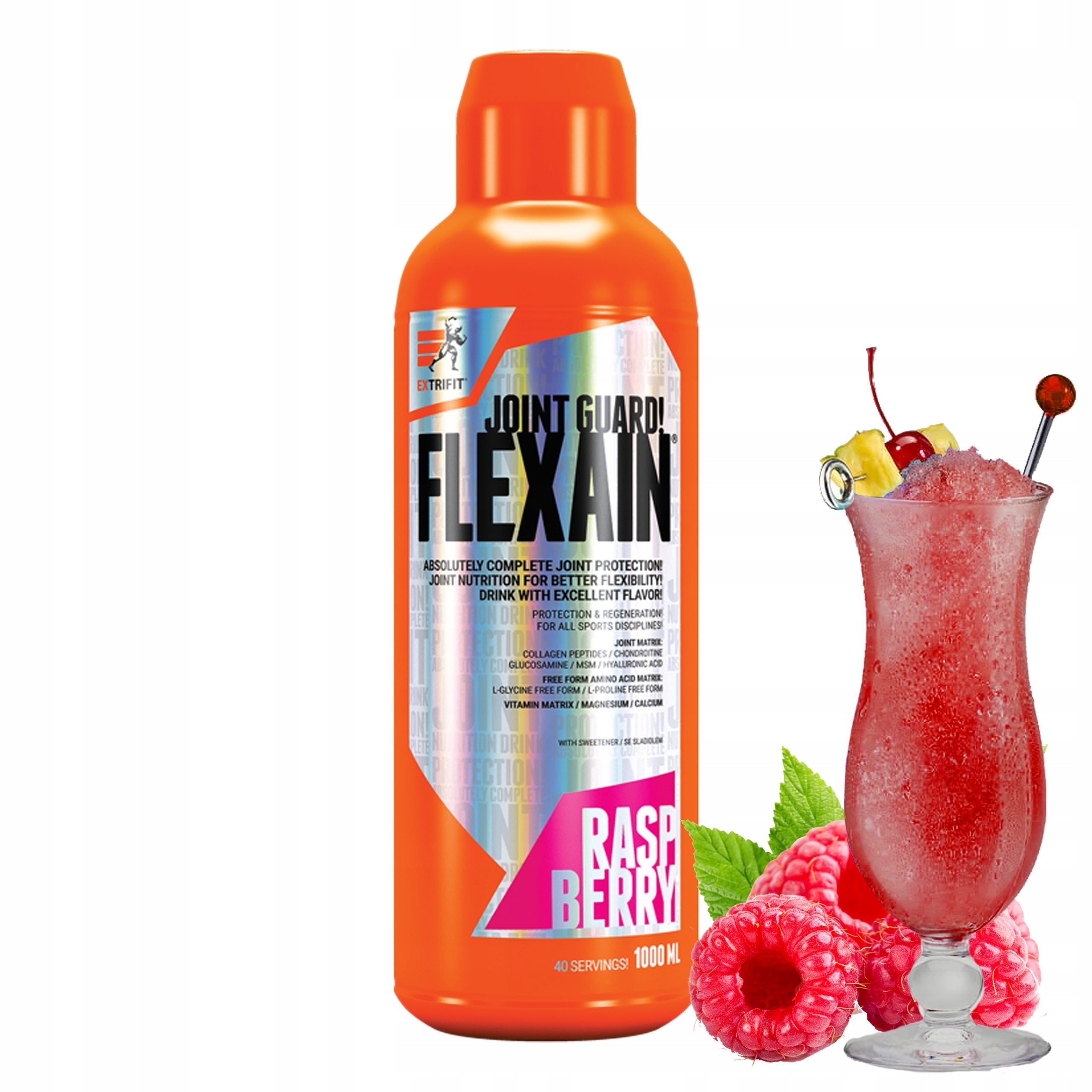 Extrifit Flexain 1000ml raspberry Brand Extrifit