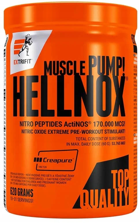 Extrifit Hellnox 620 g - pomeranč
