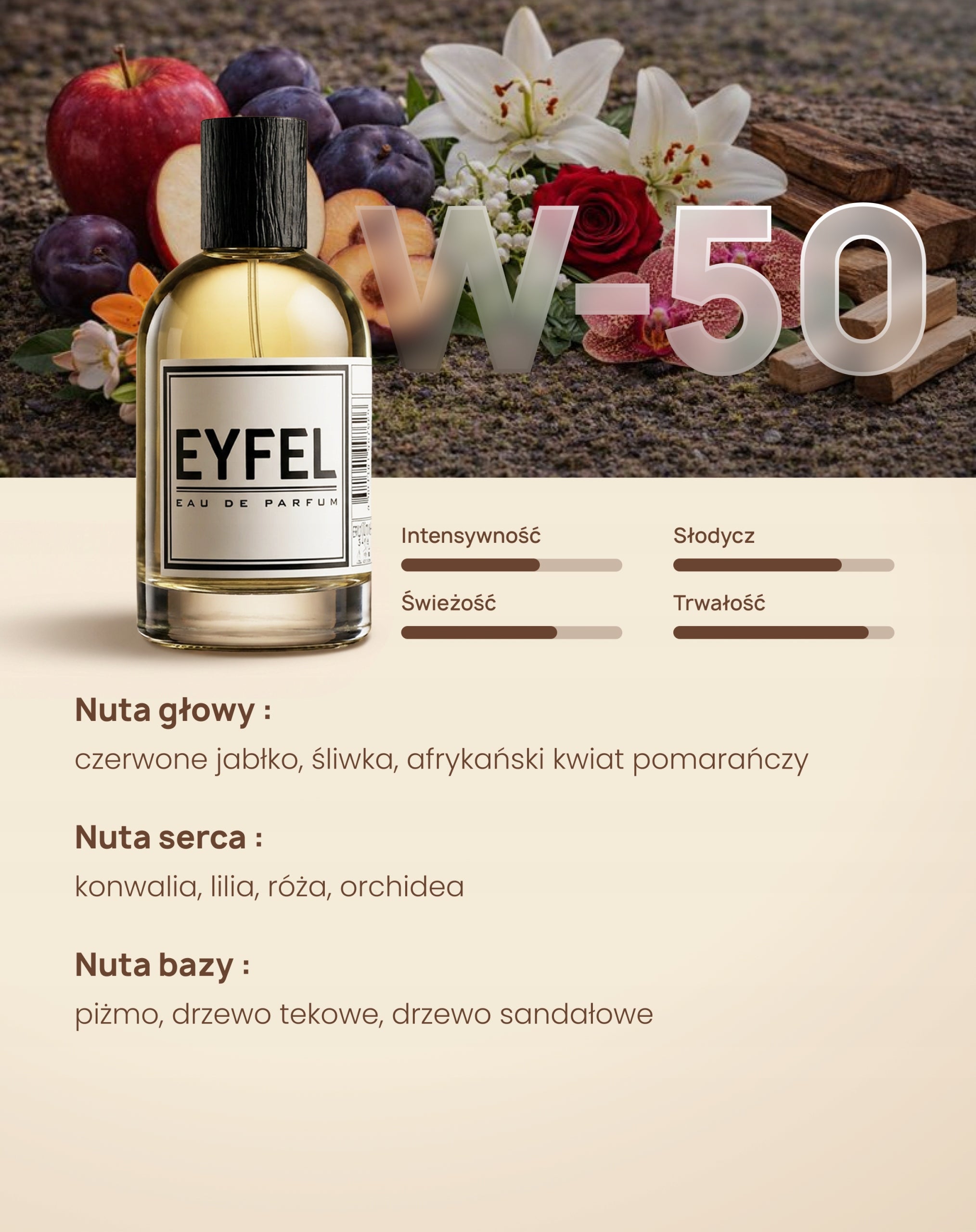 Eyfel Parfum - W50 100ml Manufacturer code W50