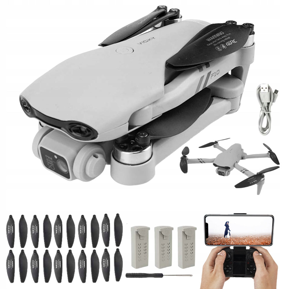 F10 DRONE HD CAMERA TOY 1600MAH REMOTE CONTROL QUADCOPTER CAN BE FOLDED + BATTERY