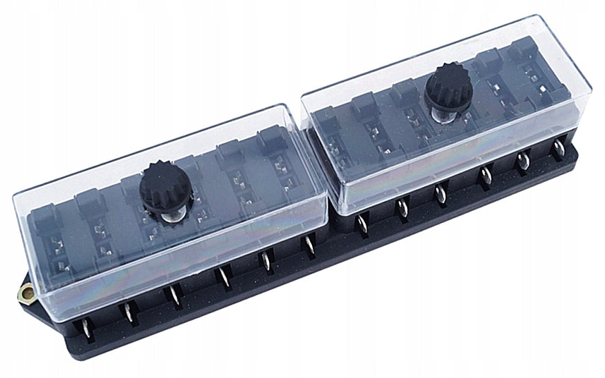 F9S49 Ceramic fuse box, 12 slots