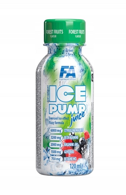 FA ICE PUMP Juice Shot 120ml Forest Fruits Conditioner Before Workout Pump