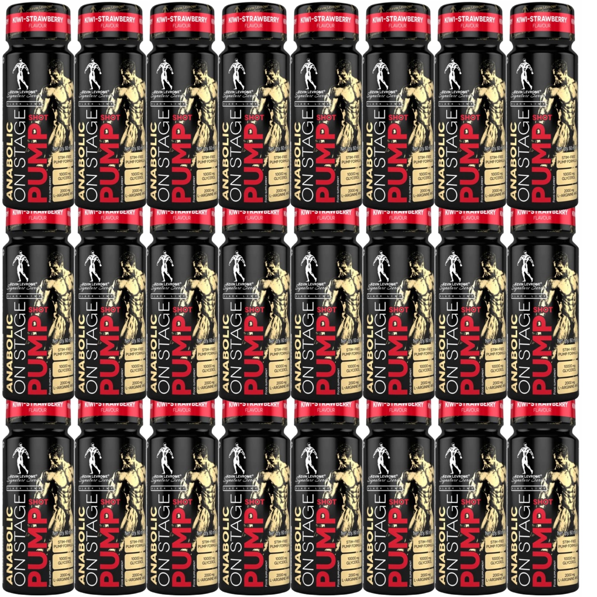 FA Kevin Levrone ANABOLIC ON STAGE PUMP SHOT 24x60ml Kiwi - strawberry