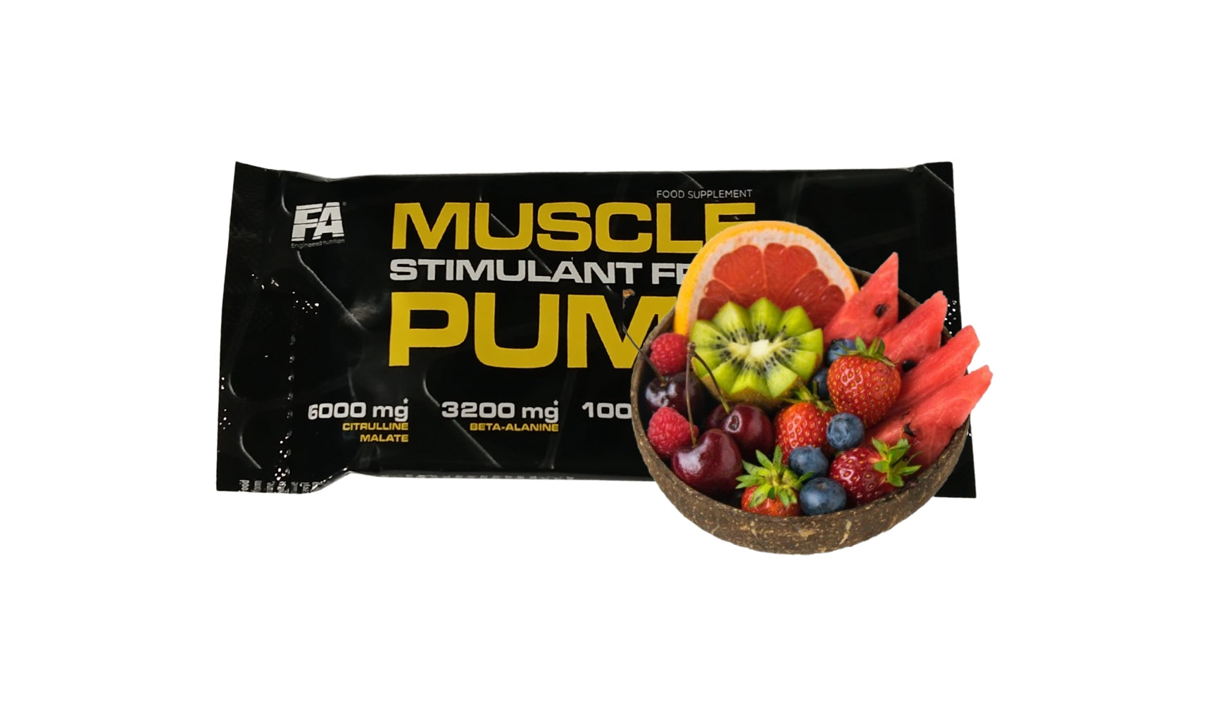 FA Muscle Pump Stimulant Free 17,5 g Fruit Massage Conditioner Before Workout