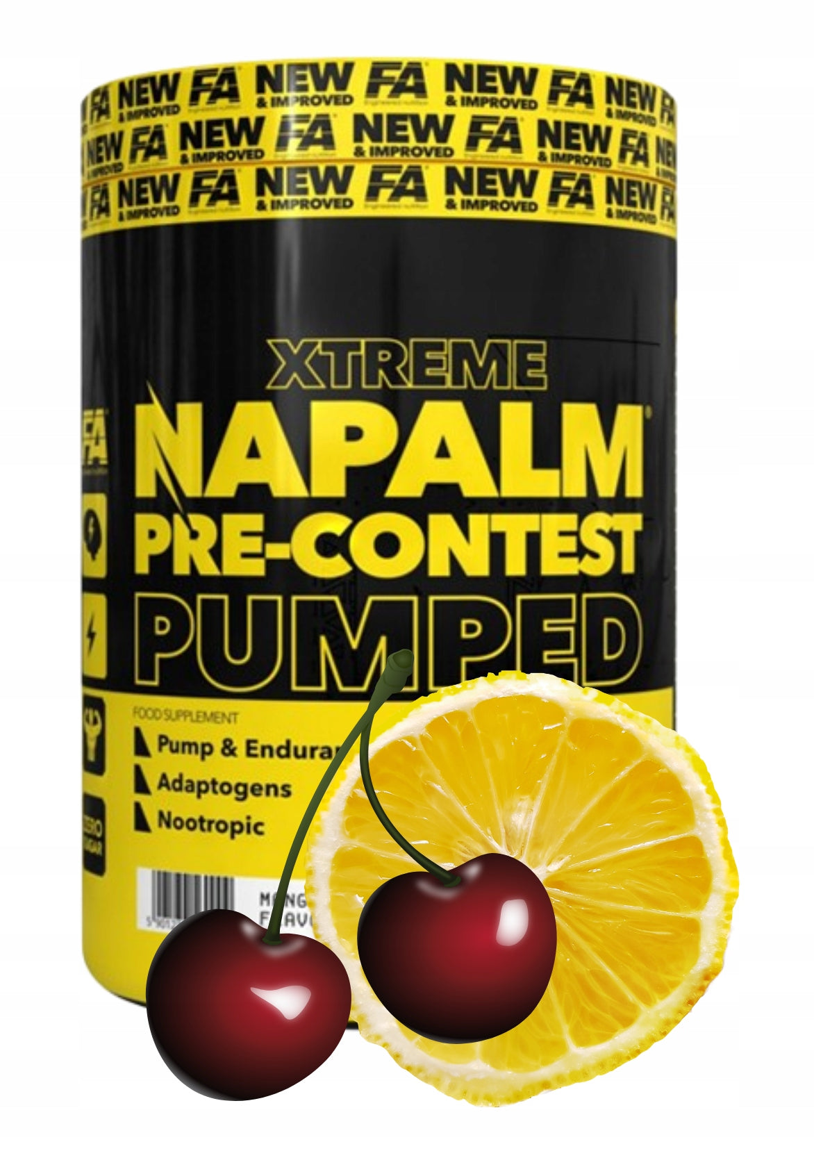 FA Napalm Pre-Contest Pumped 350g Cherry Lemon Conditioner