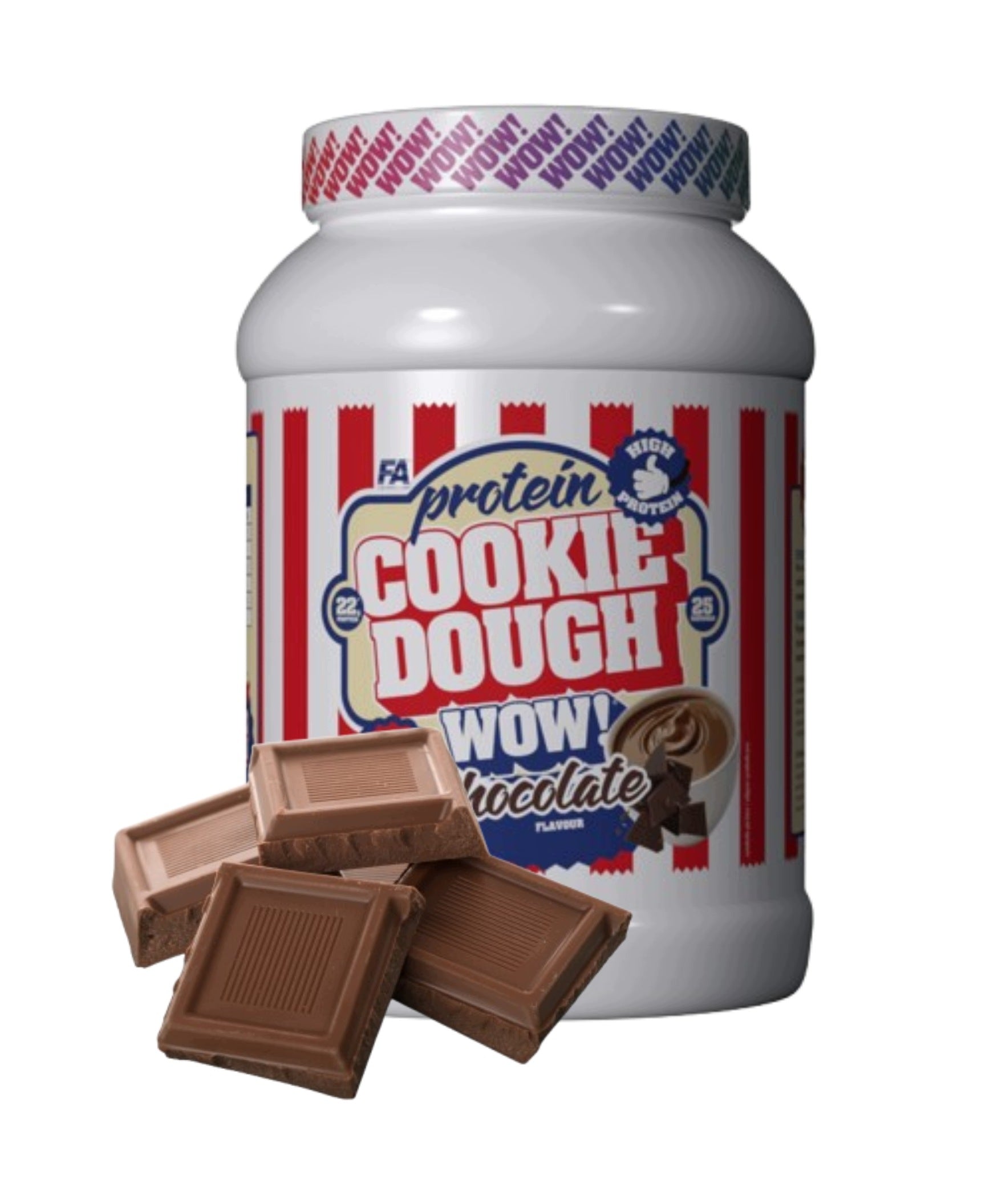 FA Wellness Line WOW! Cookie Dough 1000 g Chocolate