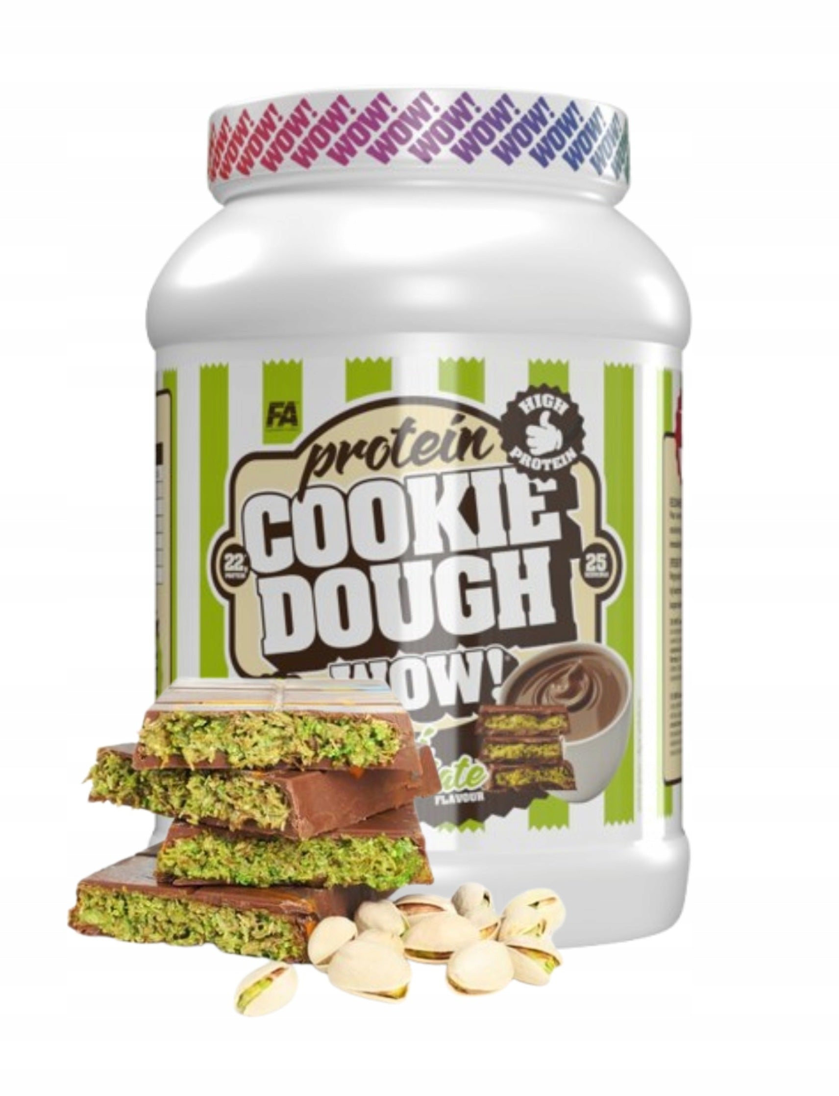 FA Wellness Line WOW! Cookie Dough 480 g Dubai Chocolate
