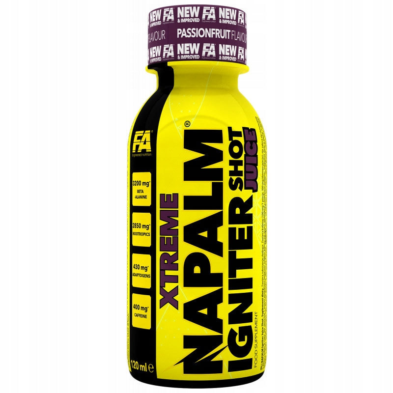FA Xtreme Napalm Igniter Shot Juice 120ml STRENGTH PERFORMANCE POWER ENERGY
