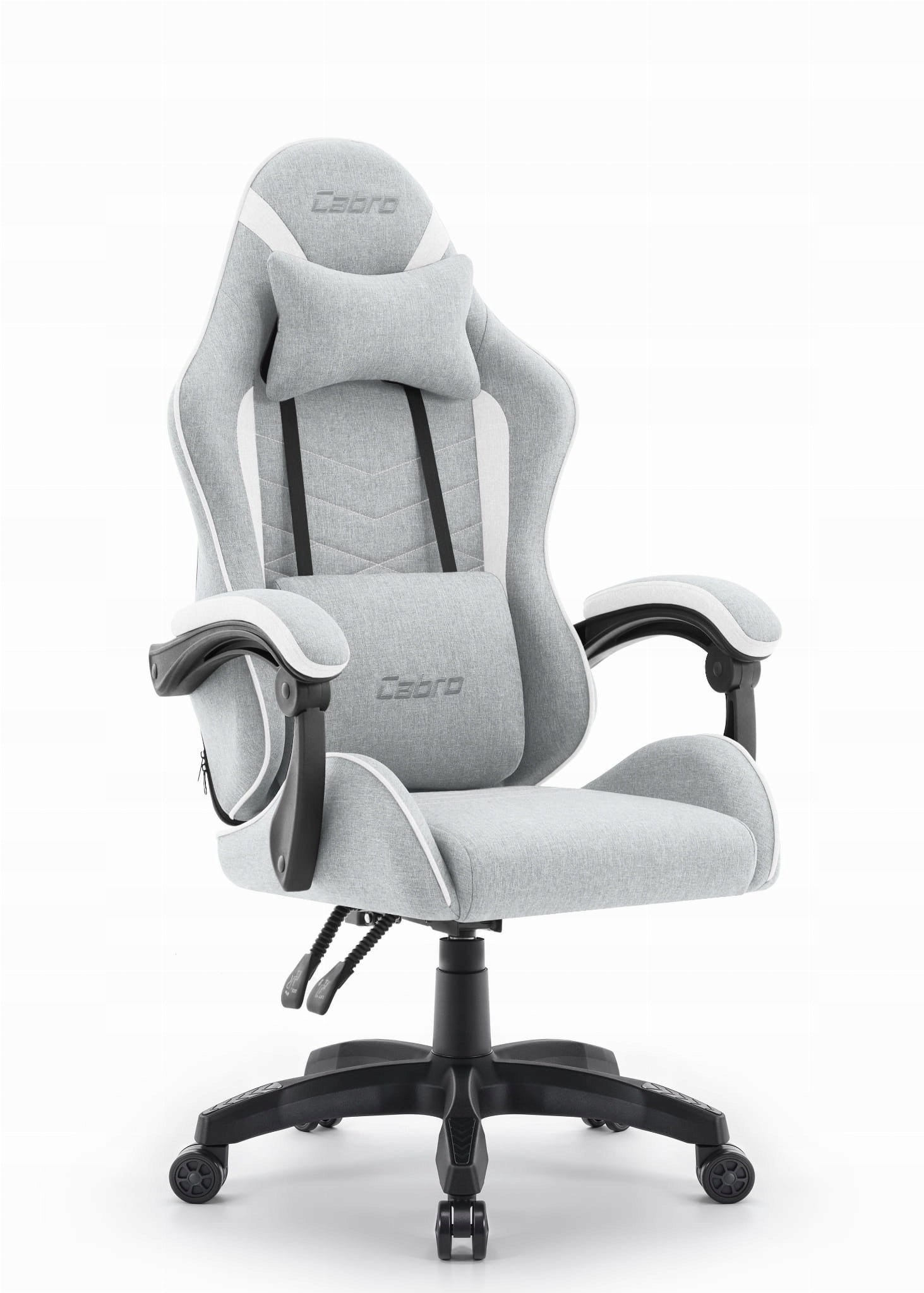 FABRIC GAMING CHAIR CABRO C500 GREY WHITE FABRIC Brand no brand