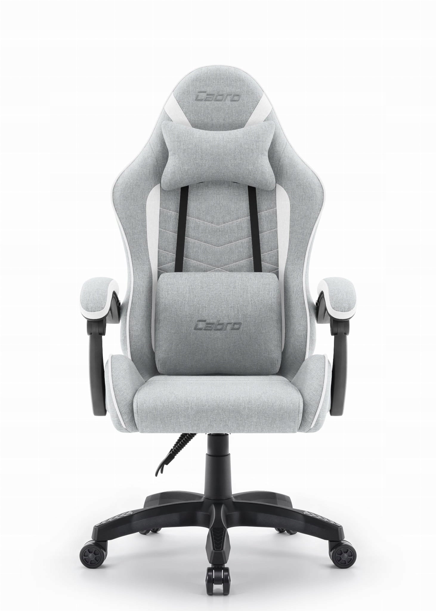 FABRIC GAMING CHAIR CABRO C500 GREY WHITE FABRIC Manufacturer code 5907196010118