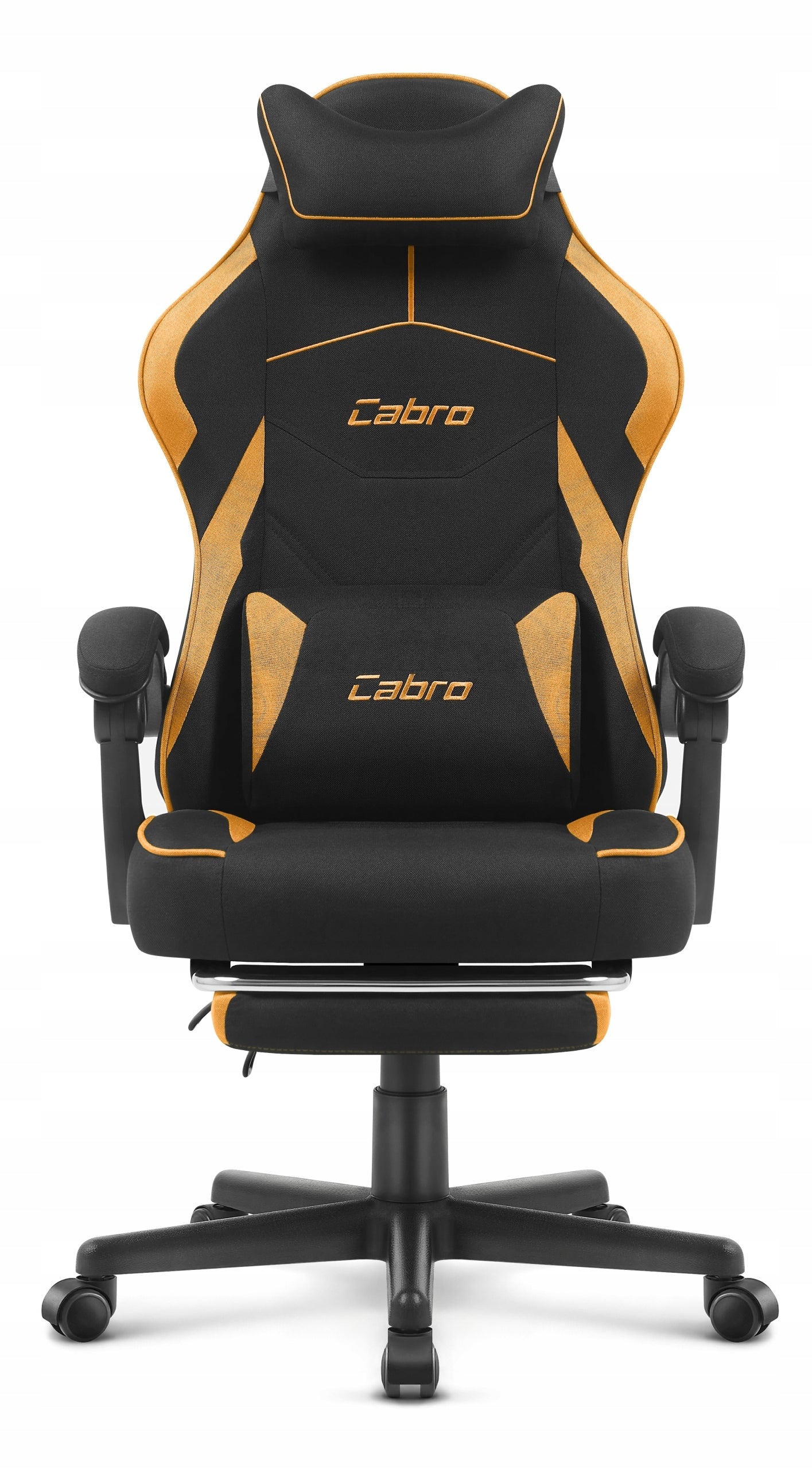 FABRIC GAMING CHAIR CABRO C502 ORANGE-BLACK FABRIC Packaging status original