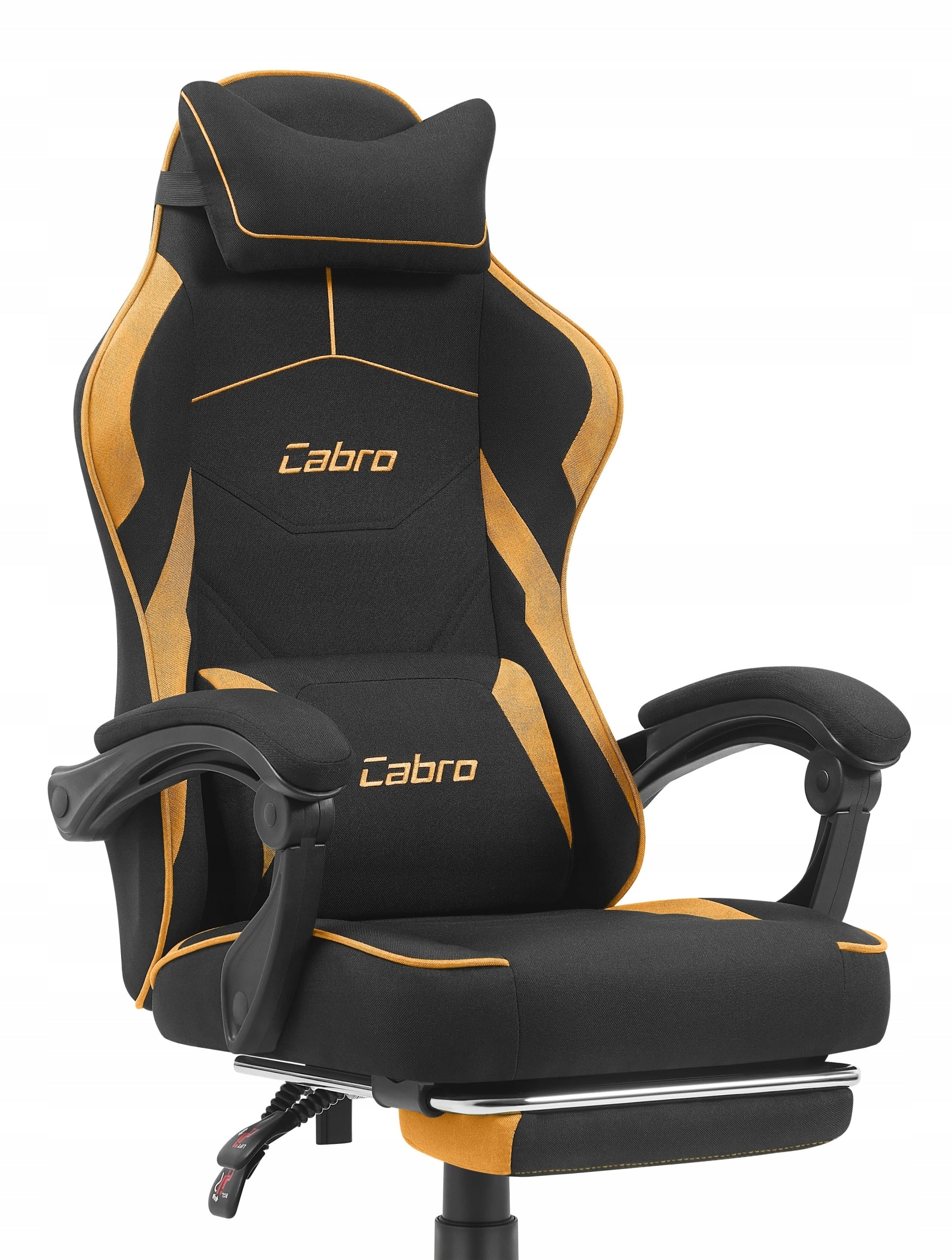 FABRIC GAMING CHAIR CABRO C502 ORANGE-BLACK FABRIC