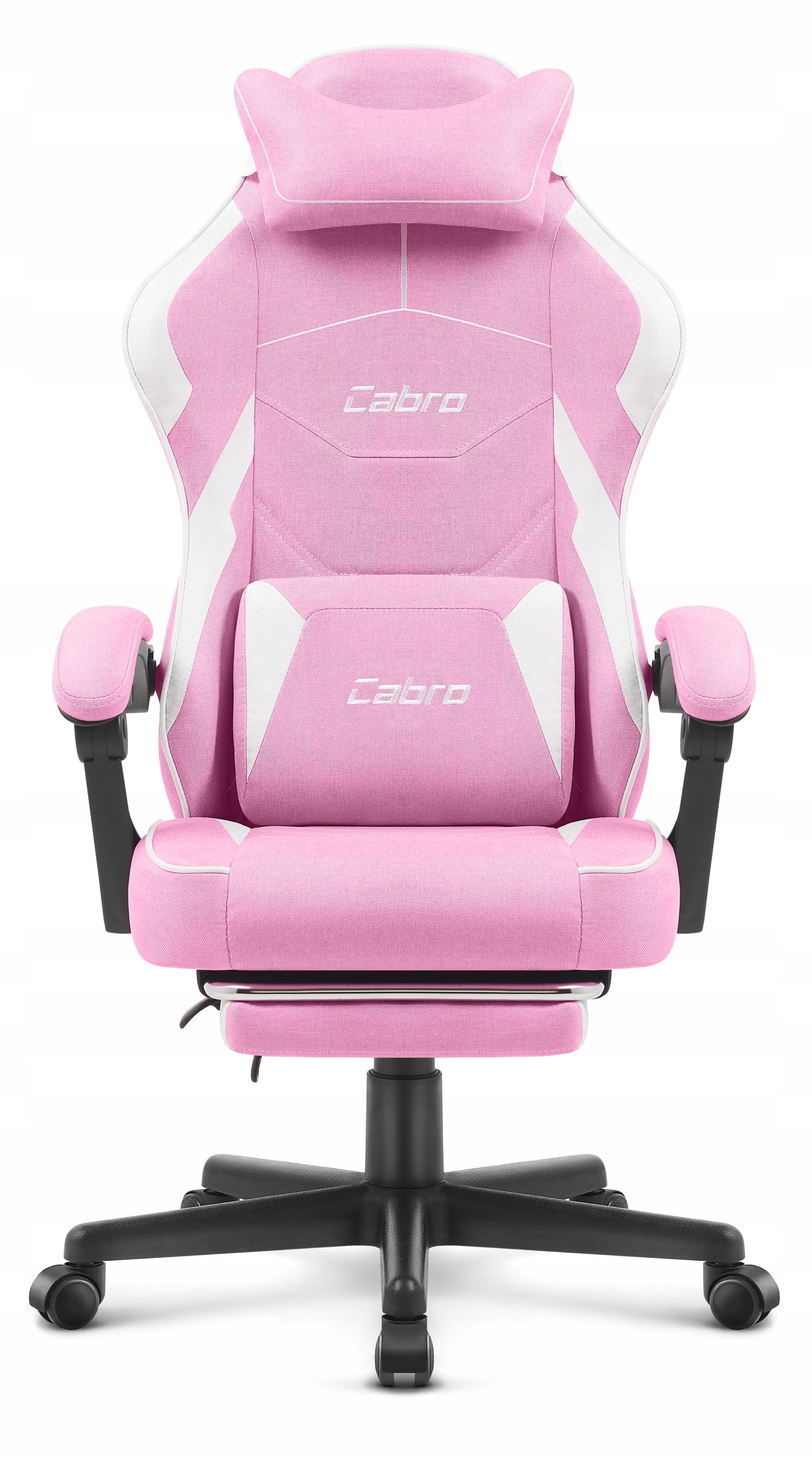 FABRIC GAMING CHAIR CABRO C502 PINK WHITE FABRIC Packaging status original