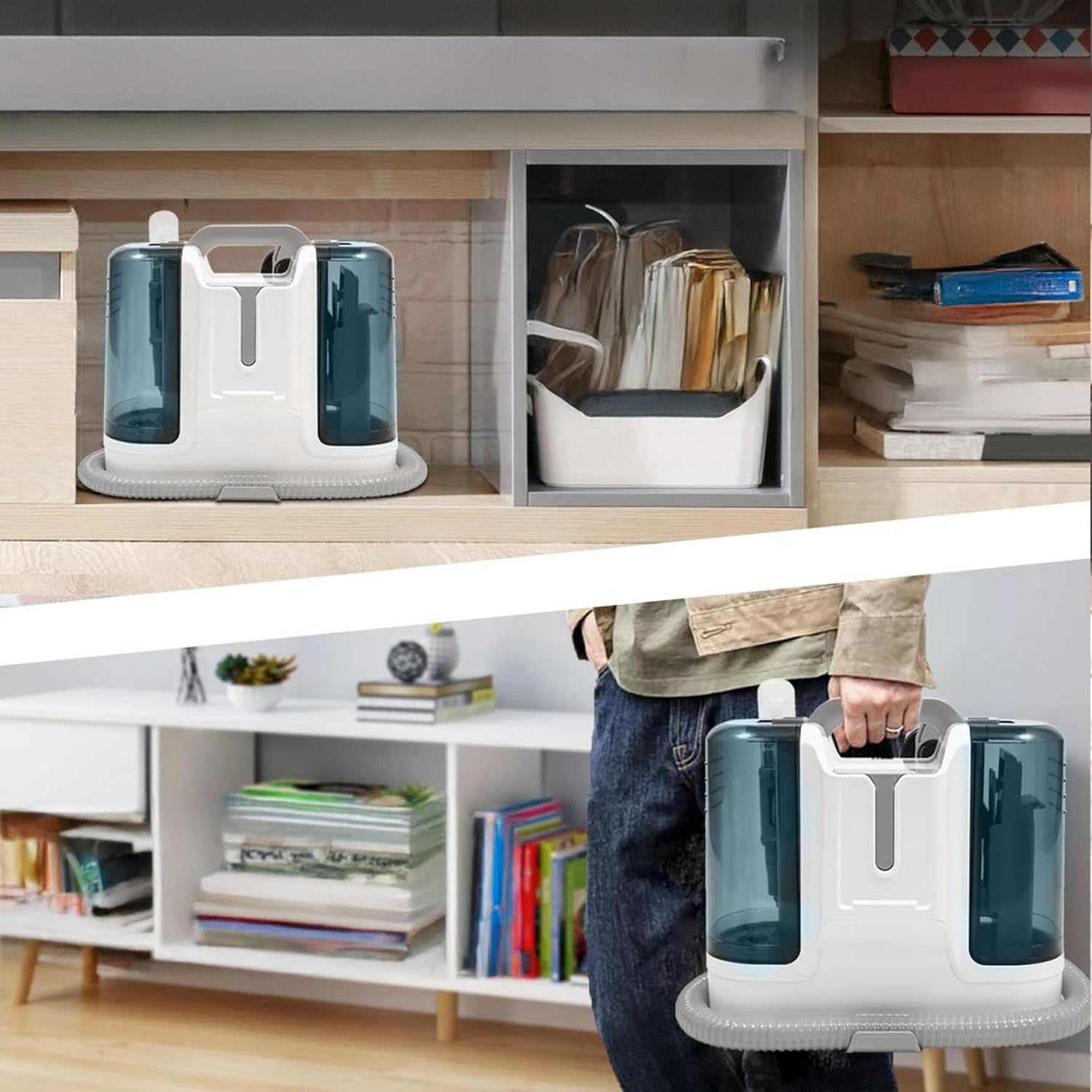 FABRIC VACUUM CLEANER SMALL SPRAY-SUCTION MACHINE STRONG CLEANING 450W Power 450 W