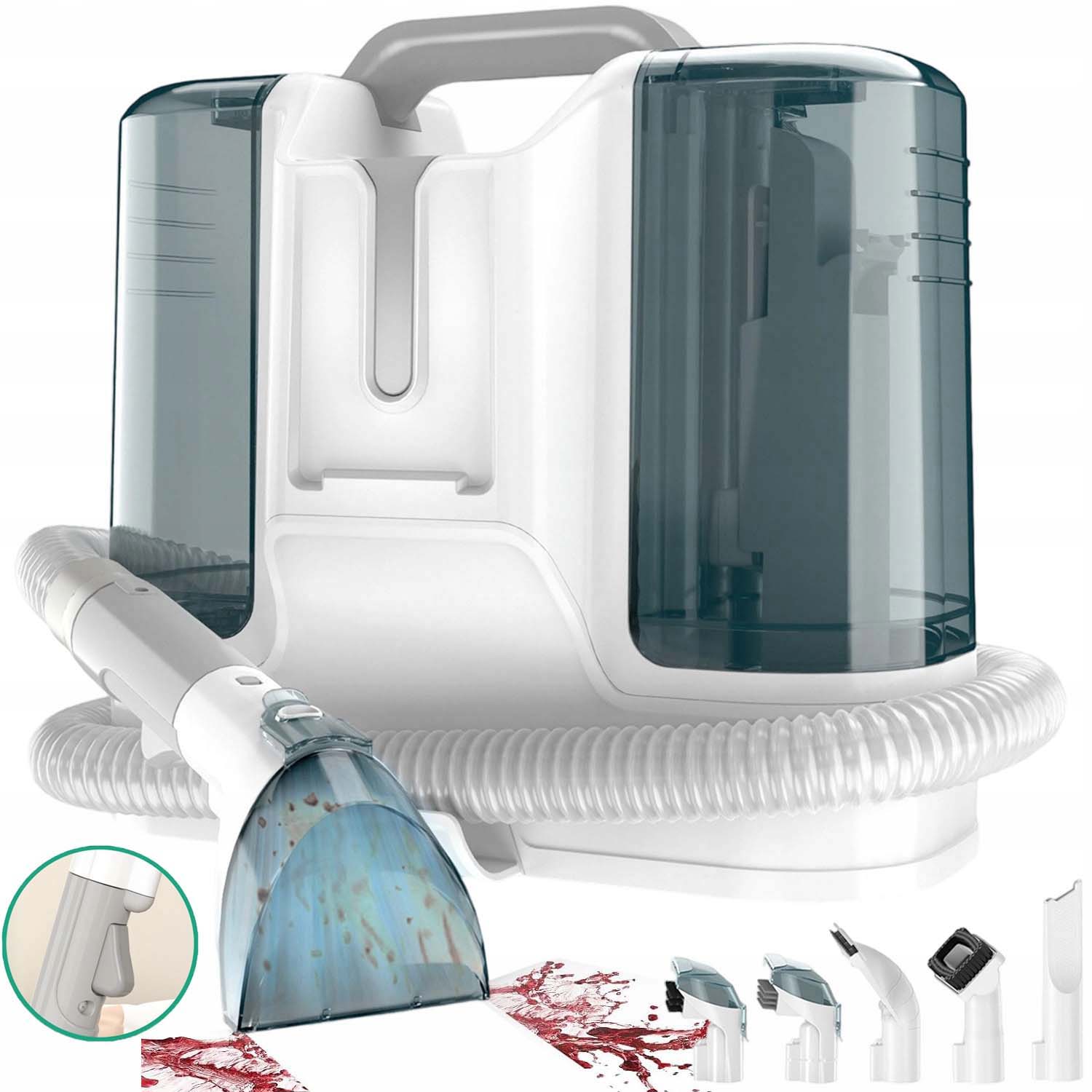 FABRIC VACUUM CLEANER SMALL SPRAY-SUCTION MACHINE STRONG CLEANING 450W