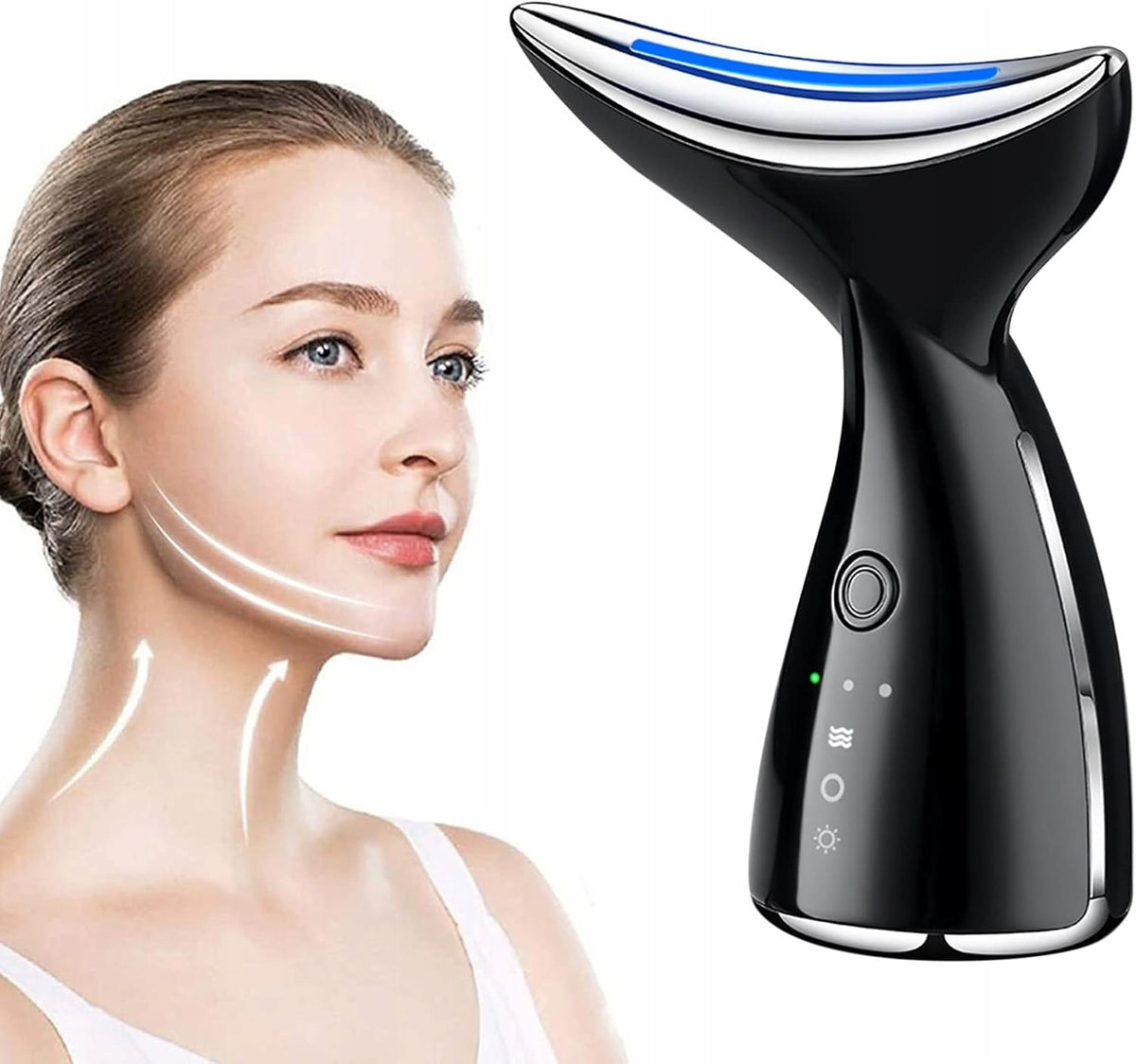 FACE MASSAGER NEEDLELESS MESOTHERAPY EMS LIFTING ULTRASONIC SONIC Packaging status original
