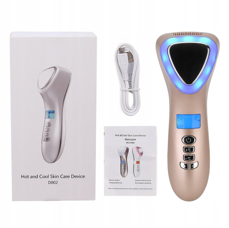 FACE ULTRASONIC MASSAGER 5in1 LED IONTOPHORESIS