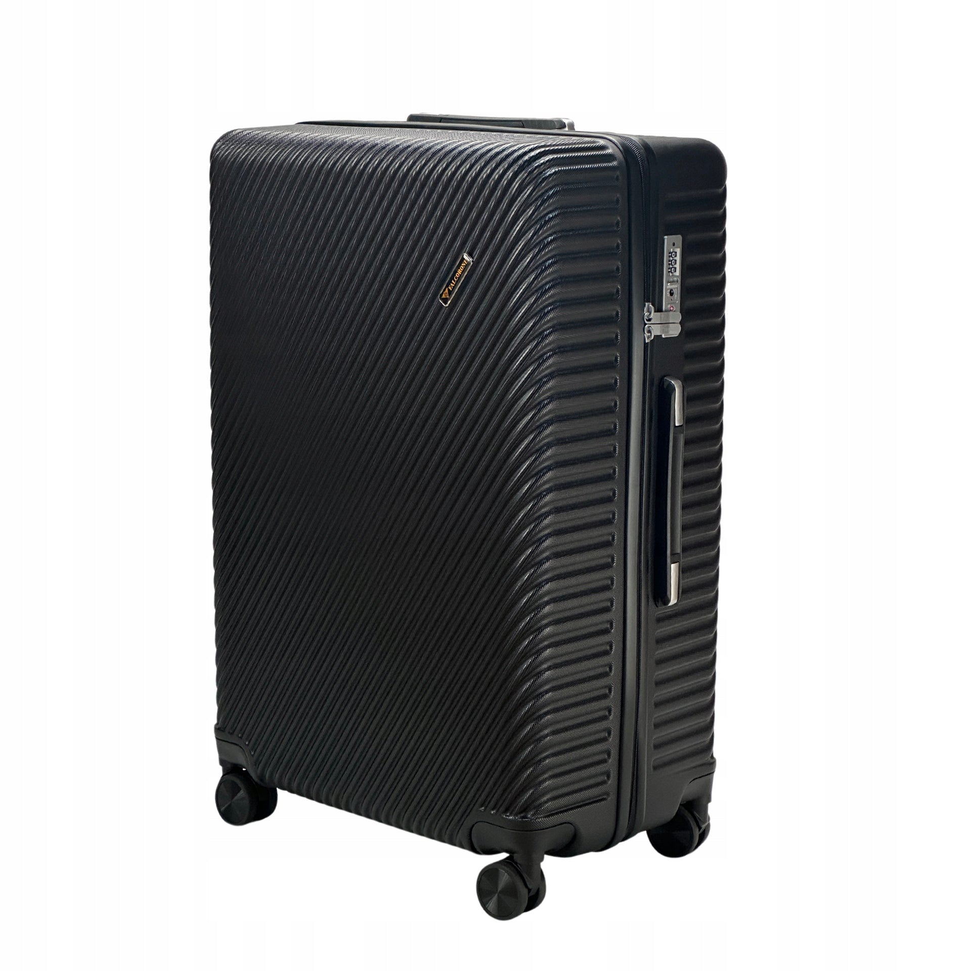 FALCORONE medium POLYCARBONATE suitcase with TSA protection Width (longer edge) 46 cm