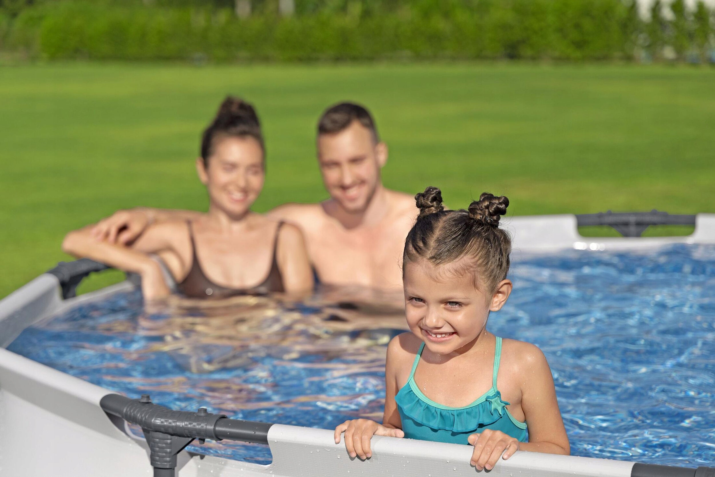 FAMILY GARDEN FRAME POOL 305x76 BESTWAY SET 4in1 Diameter 305 cm