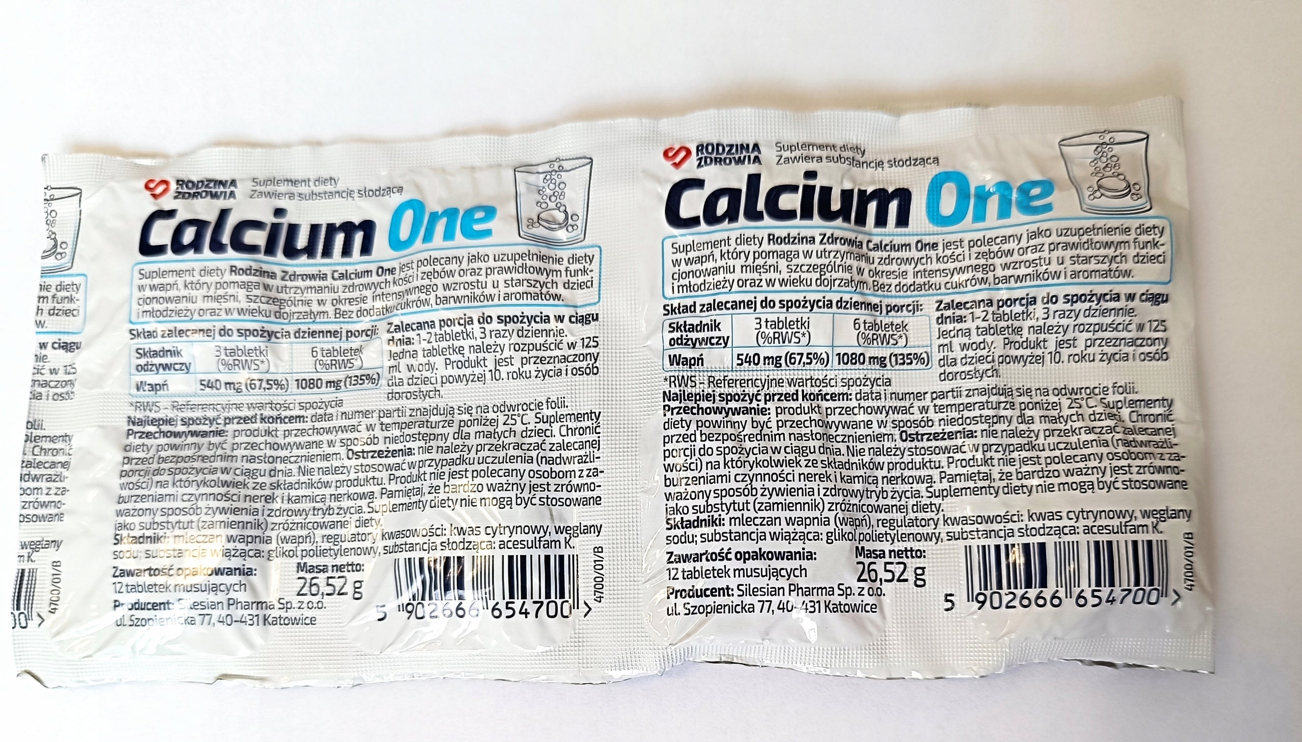 FAMILY HEALTH CALCIUM ONE 12 EFFERVESCENT TABLETS Brand no brand