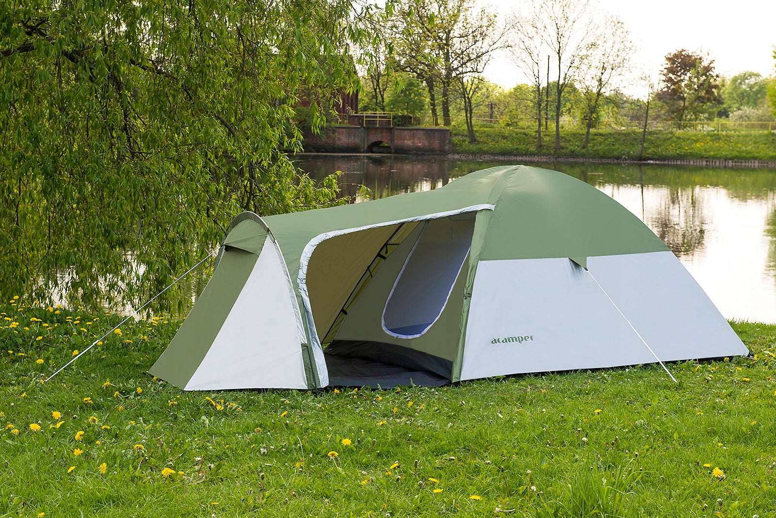 FAMILY HIKING TENT MONSUN 4 PRO ACAMPER 3500mm + FREEBIE Waterproofness 3500 mm