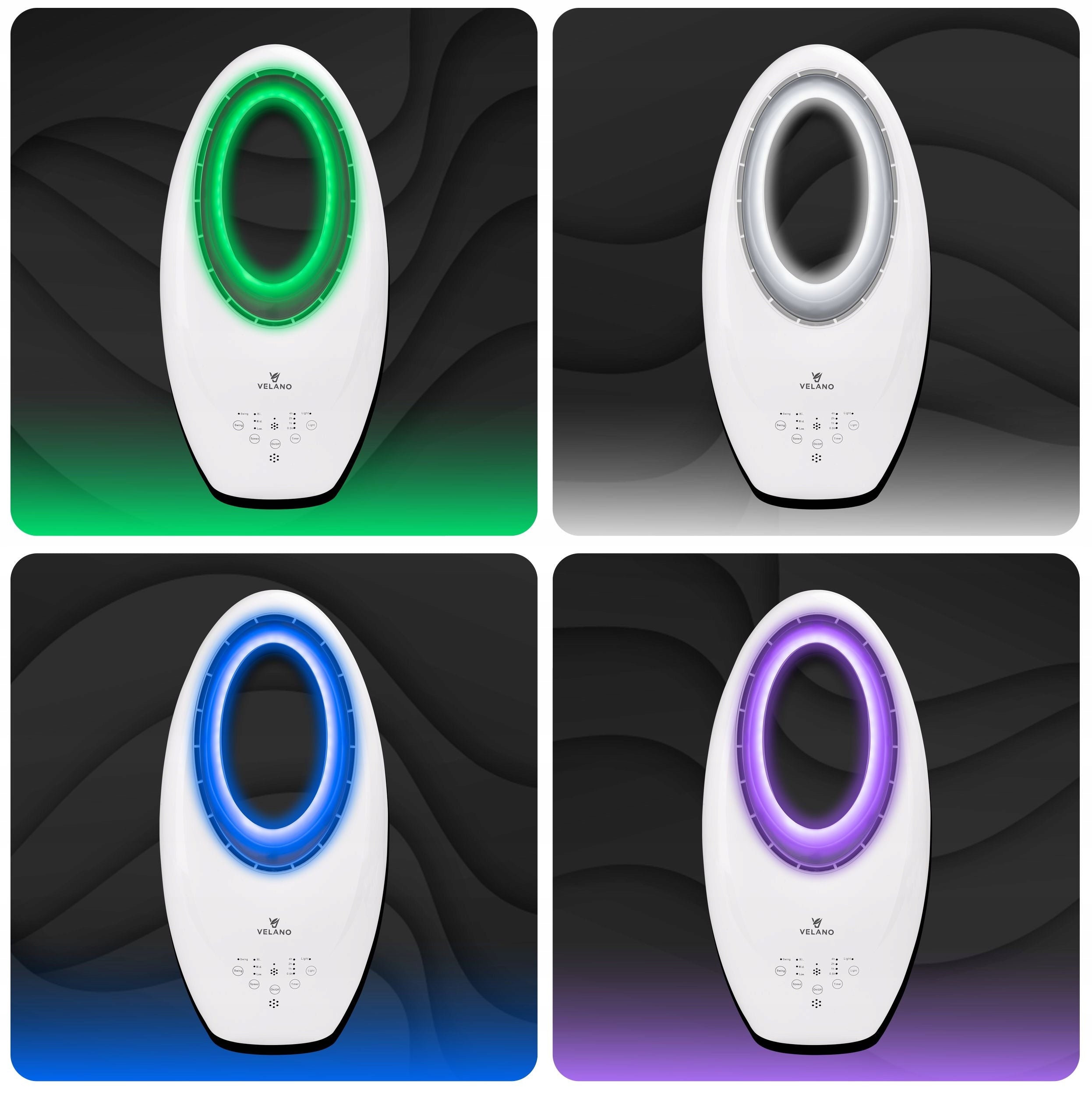 FAN BLADELESS FLOOR OSCILLATION TIMER BACKLIGHT LED REMOTE CONTROL Control remote
