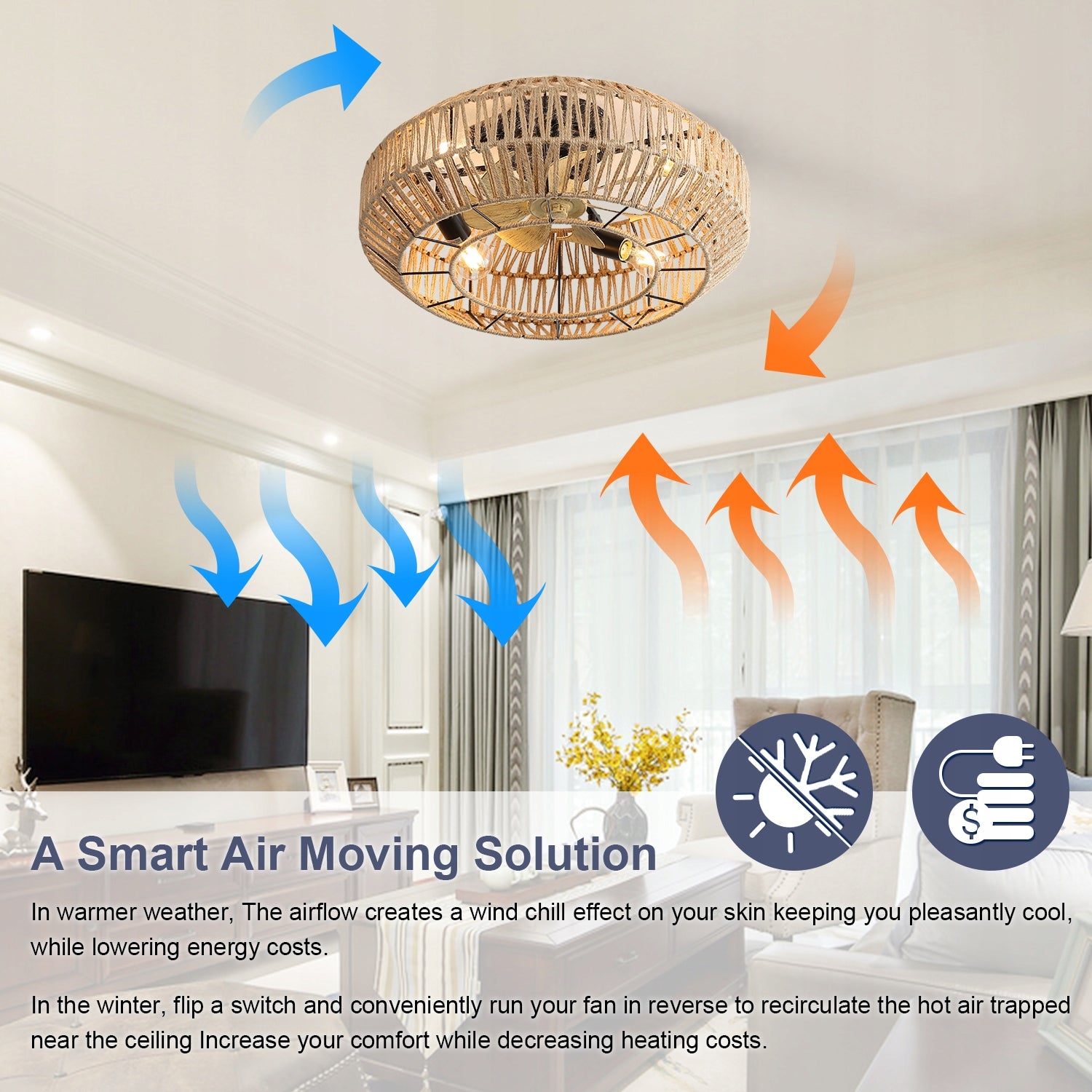 FAN CEILING FAN LAMP 56CM Manufacturer code 8008918291383
