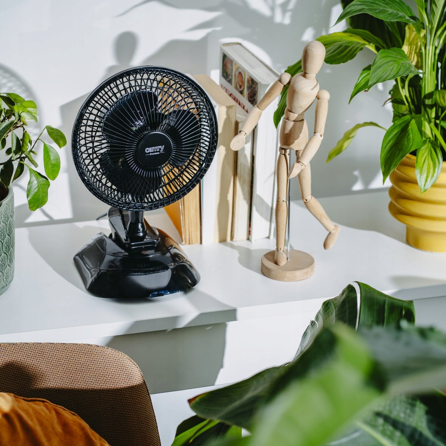 FAN DESK FAN CLIP 20CM 2 MODES WITH MOUNT 230V Model na klips na biurko na stół