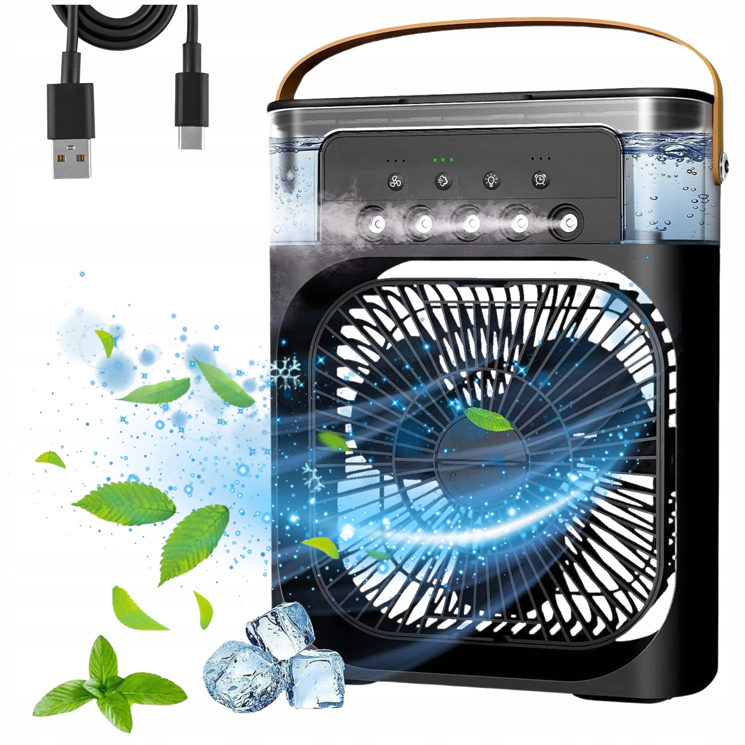 FAN DESK FAN COLUMN AIR CONDITIONER ROOM MIST WATER