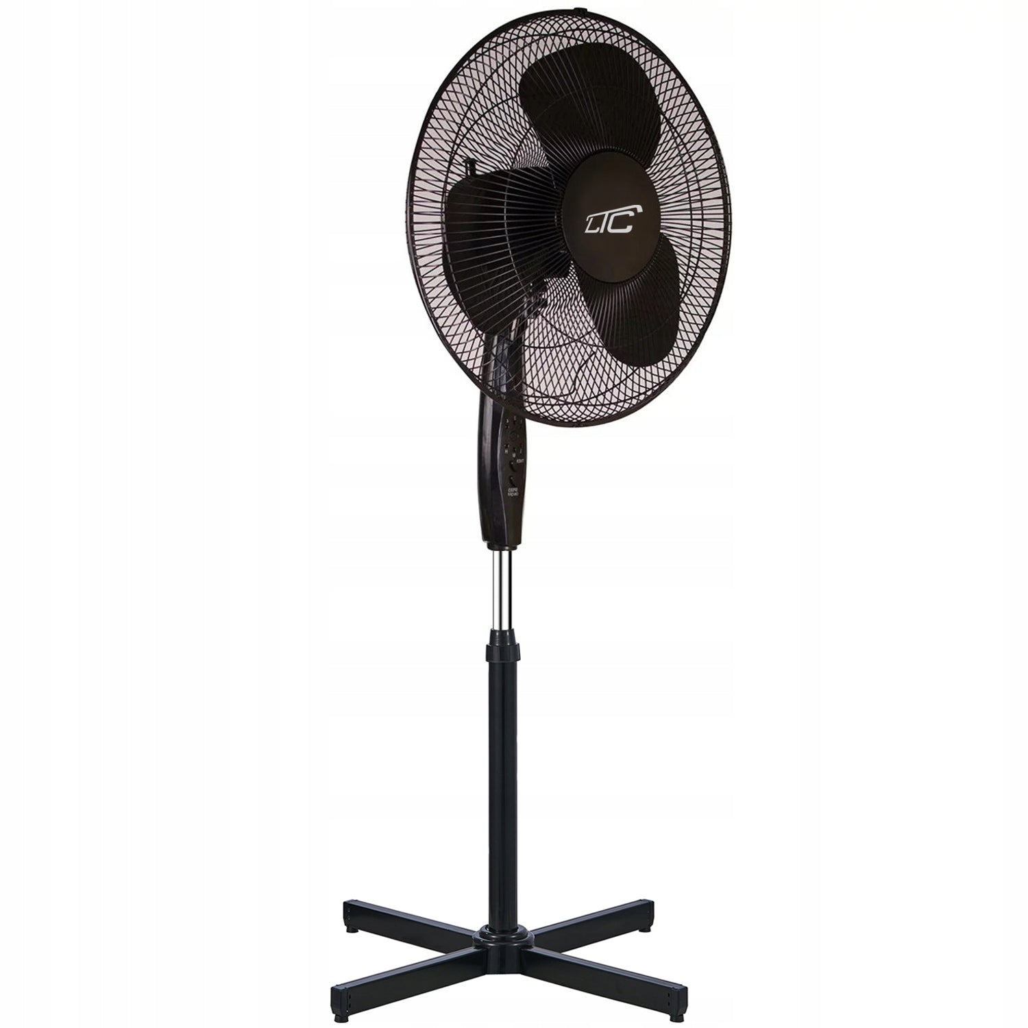 FAN FLOOR FAN standing QUIET STRONG OSCILLATION 50W 125cm REMOTE CONTROL Brand LTC
