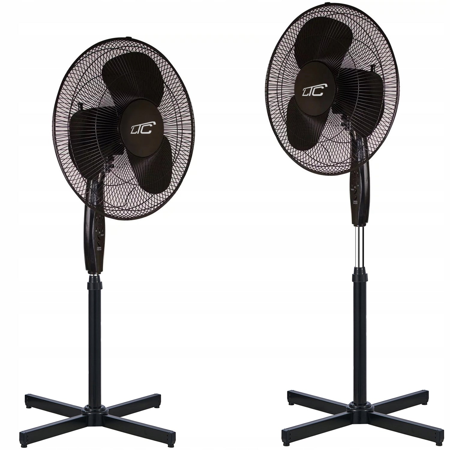 FAN FLOOR STANDING FAN POWERFUL 50W SILENT ROTATING REMOTE CONTROL / 2026R Brand LTC