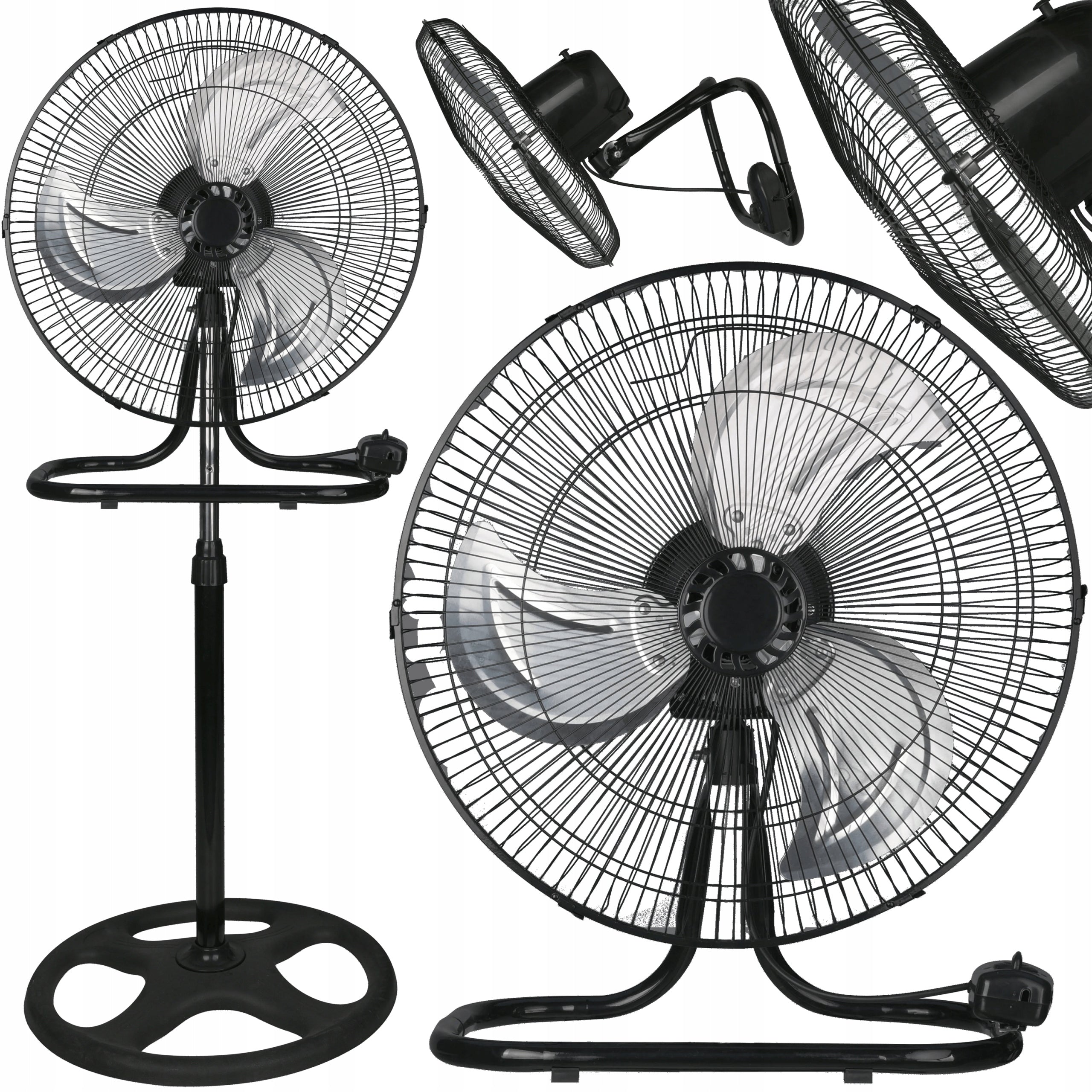FAN FLOOR STANDING FAN QUIET 18″ INDUSTRIAL STRONG Model WIATRAK WENTYLATOR STOJĄCY PODŁOGOWY