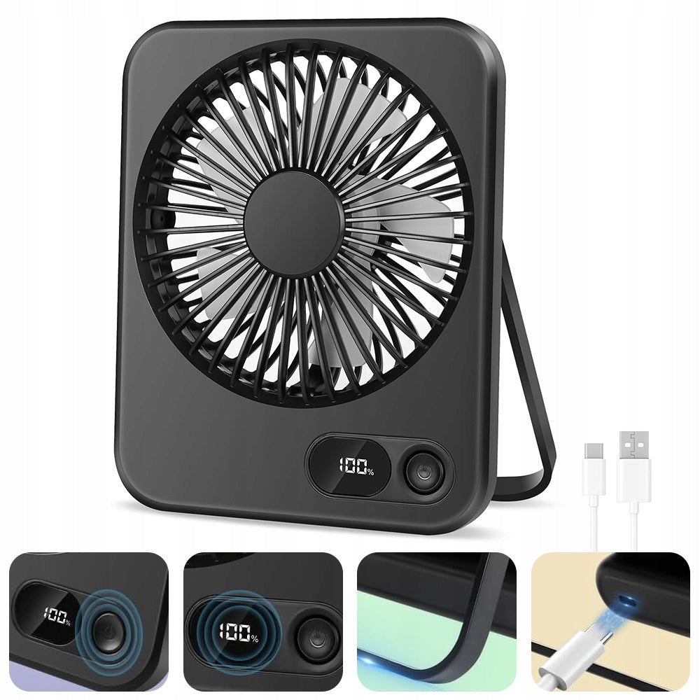 FAN FOR OFFICE ROOM MINI DESK FAN ADJUSTABLE PET BATTERY Packaging status original