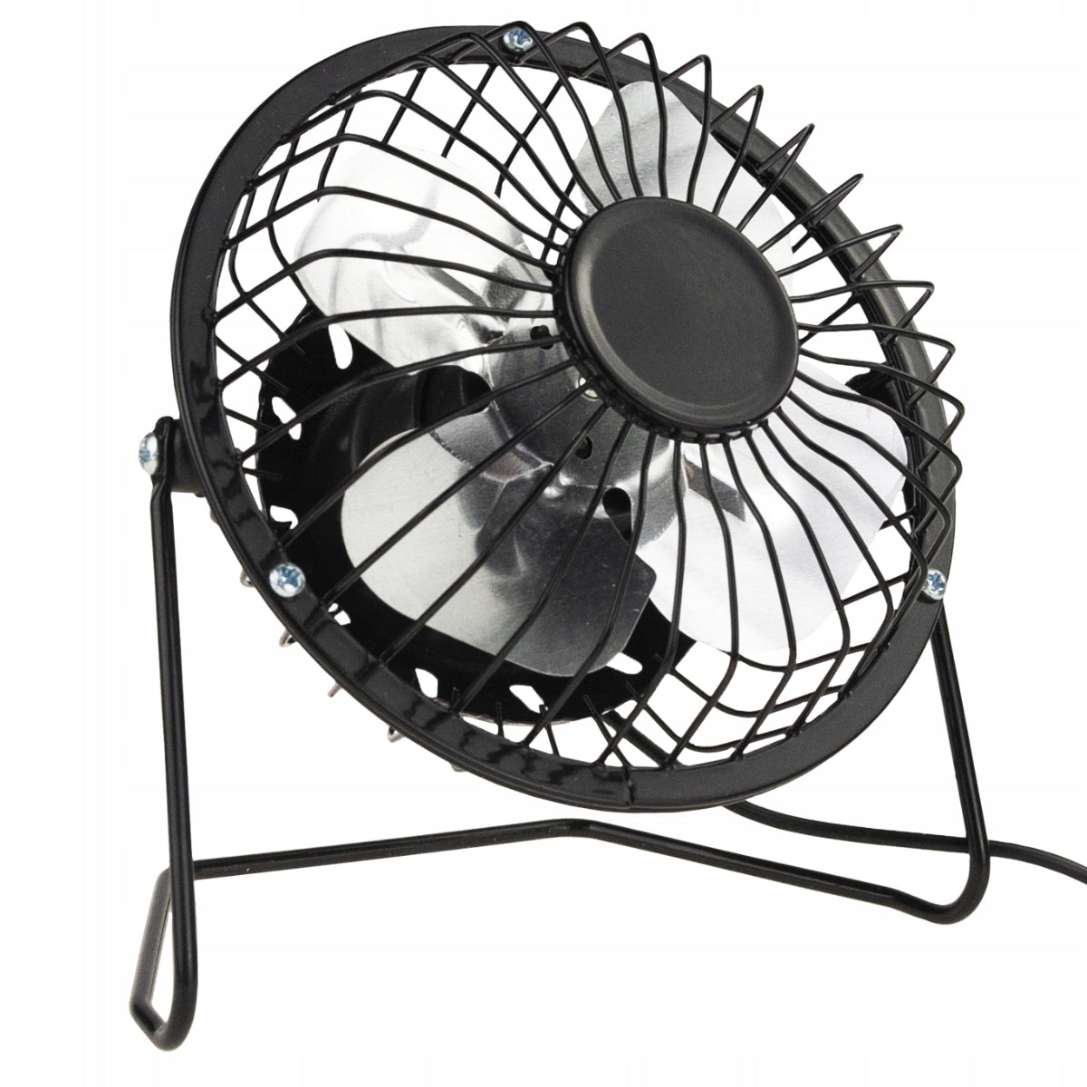 FAN FOR USB STANDING METAL OFFICE TABLE FAN BLACK Manufacturer code WIATRAK WENTYLATOR USB STOJĄCY PC74