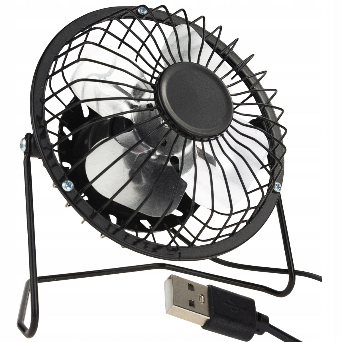 FAN FOR USB STANDING METAL OFFICE TABLE FAN BLACK Packaging status original