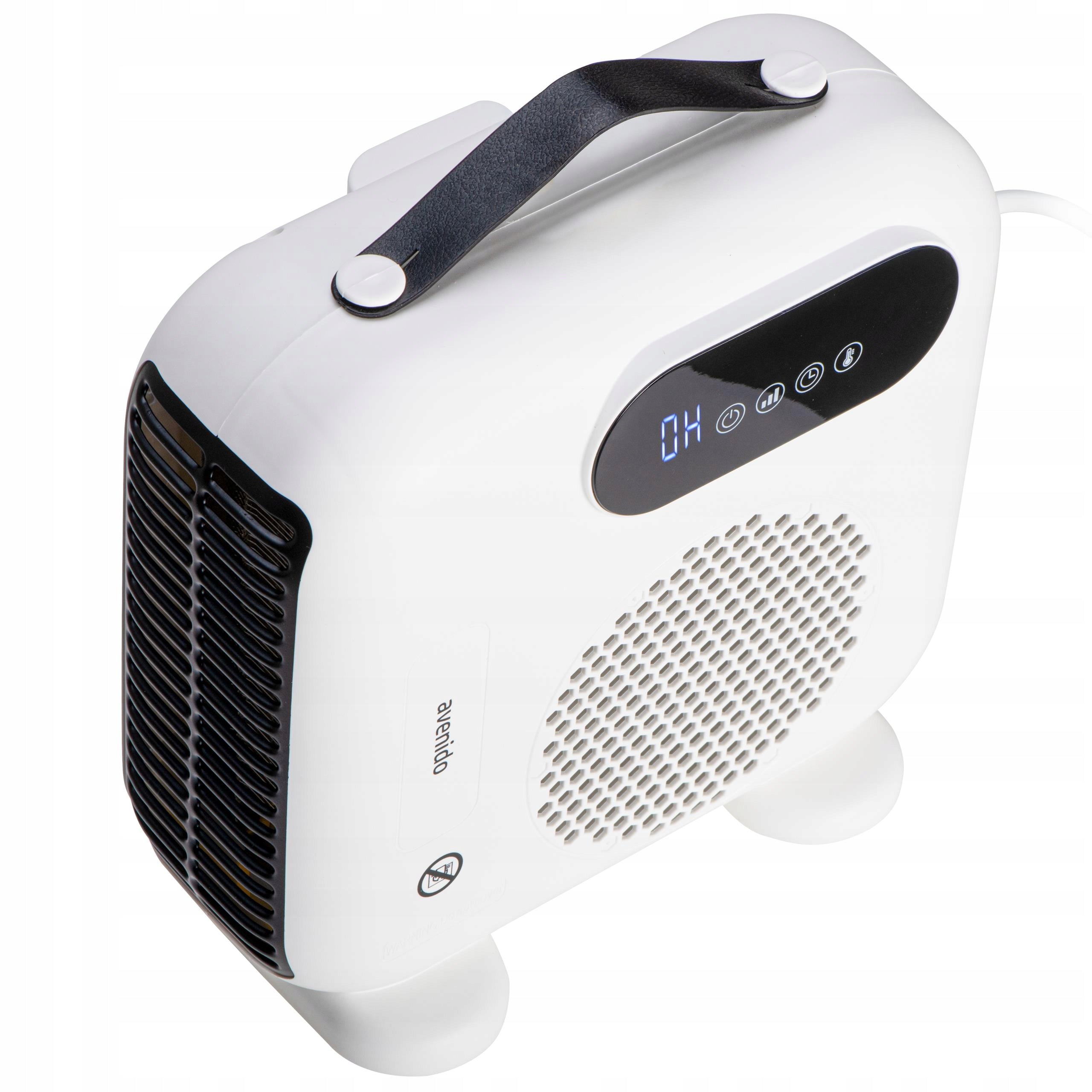 FAN HEATER ELECTRIC HEATER 2000W ENERGY SAVING APRON + REMOTE CONTROL Dominant color white