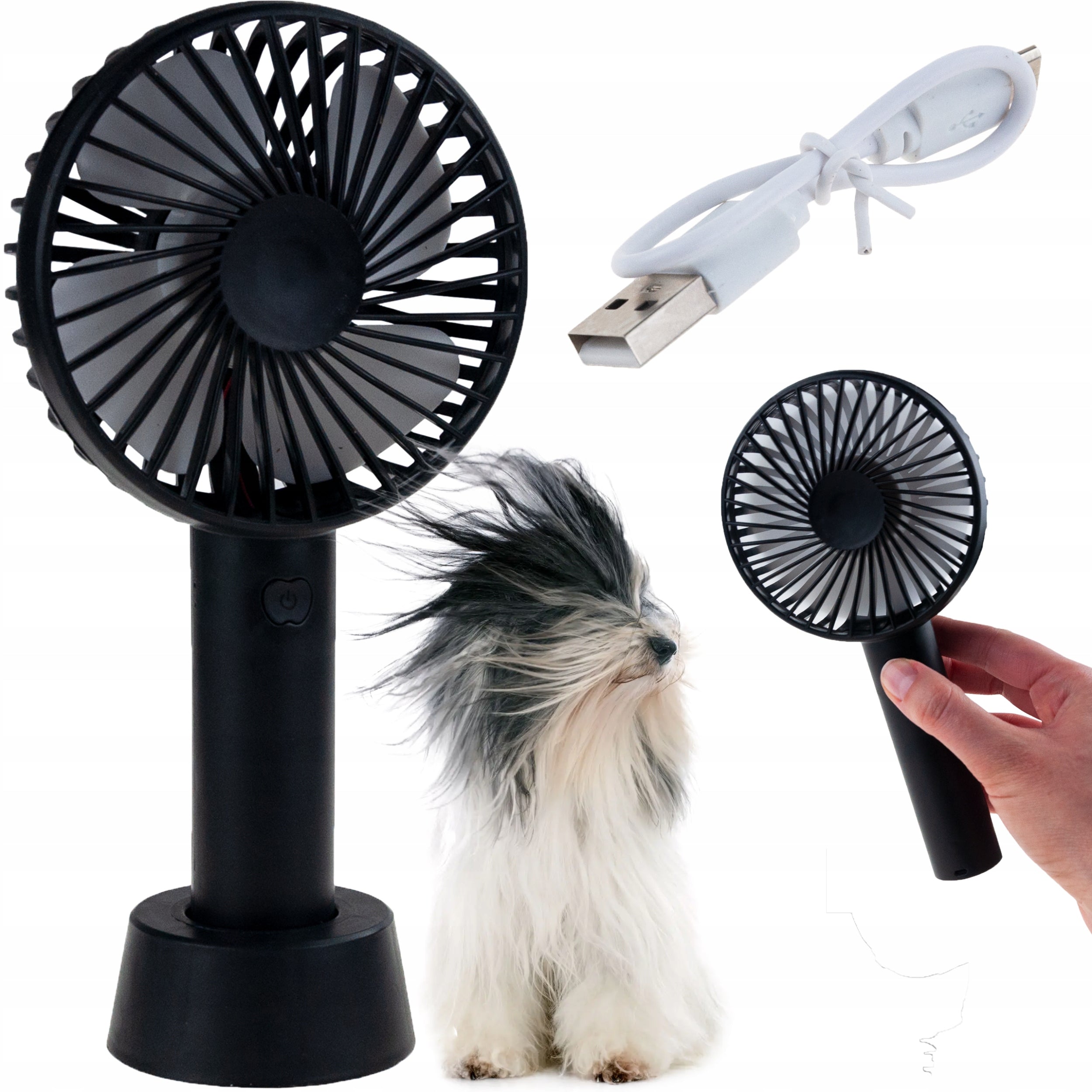FAN MINI FAN HANDHELD TRAVEL BEACH PORTABLE USB