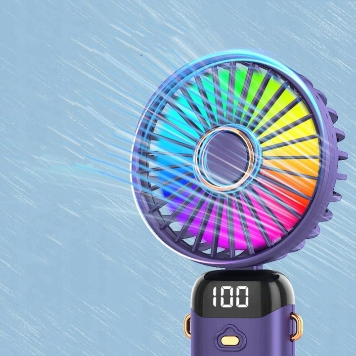 FAN MINI WINDMILL PORTABLE MOBILE HANDHELD FOLDING Brand Ventura