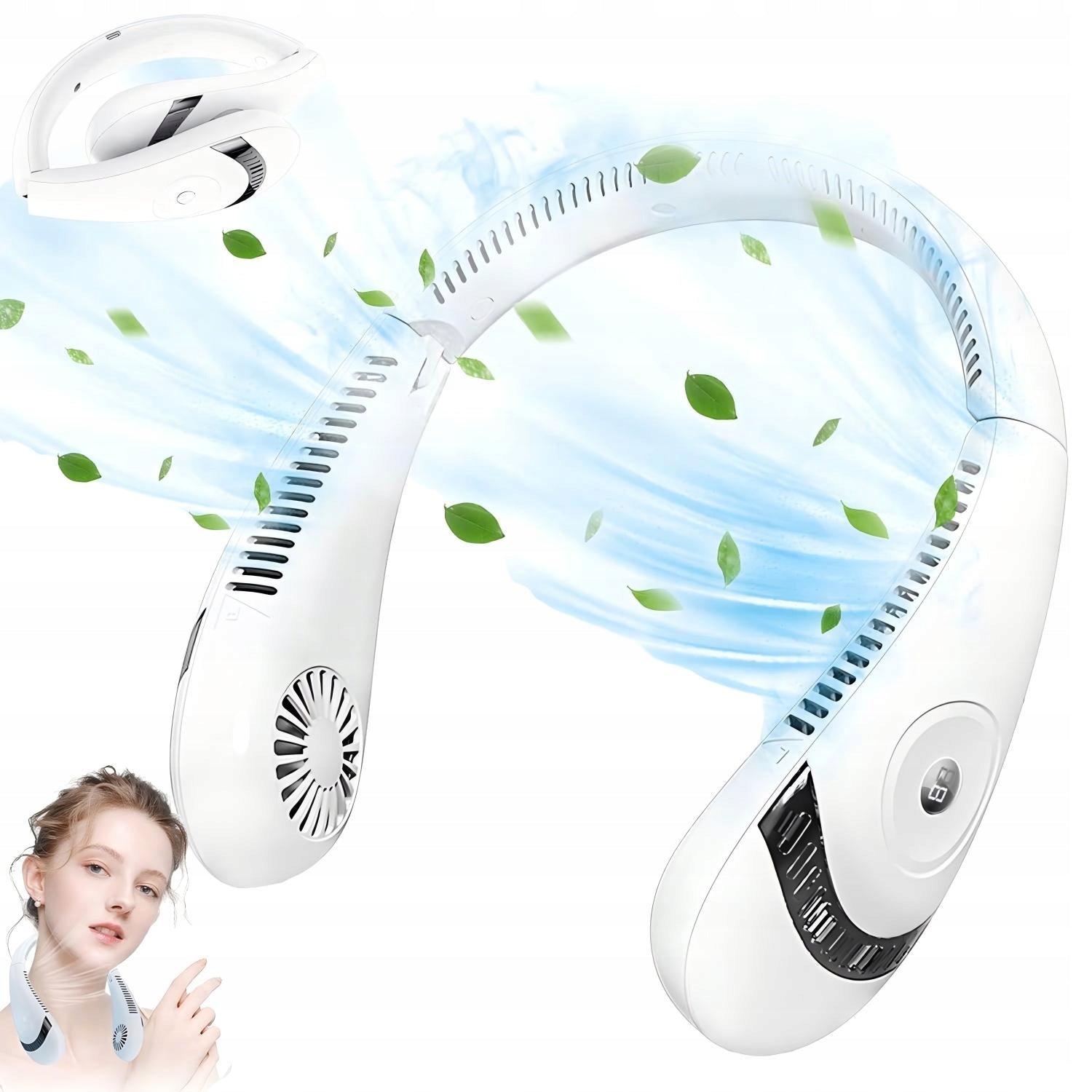 FAN NECK FAN WINDMILL WIRELESS AIR CONDITIONER 12HOURS 5000MAH