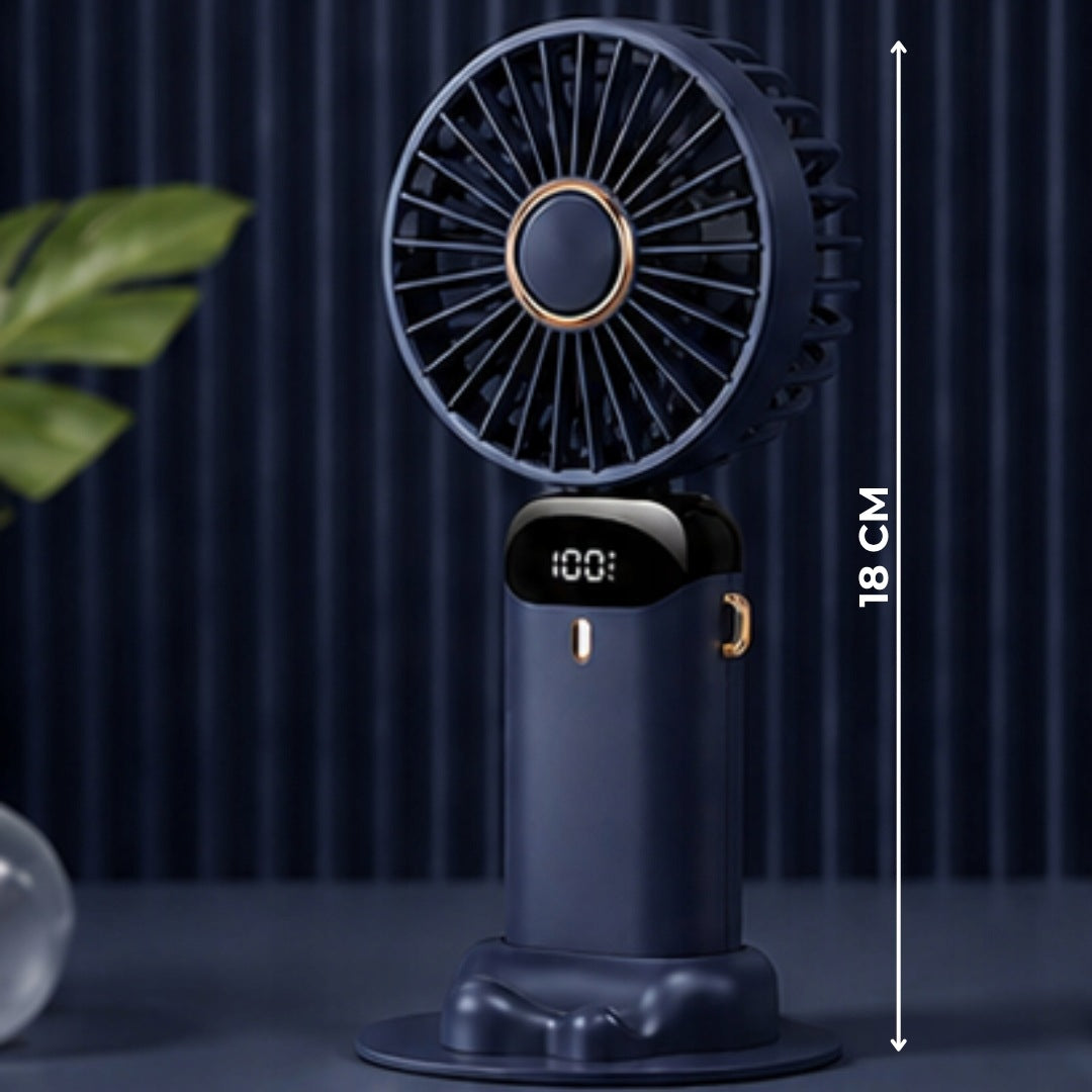 FAN PORTABLE FAN BATTERY 5 MODES LCD USB-C DESKTOP QUIET Manufacturer code 5908810285035