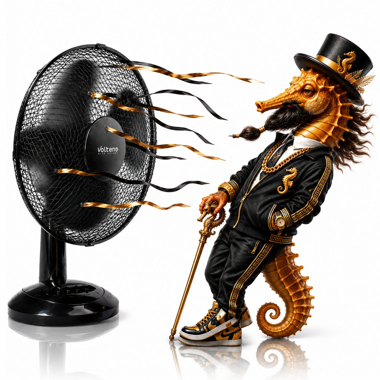 FAN TABLE FAN STANDING DESK OSCILLATION QUIET POWERFUL 30CM 30W