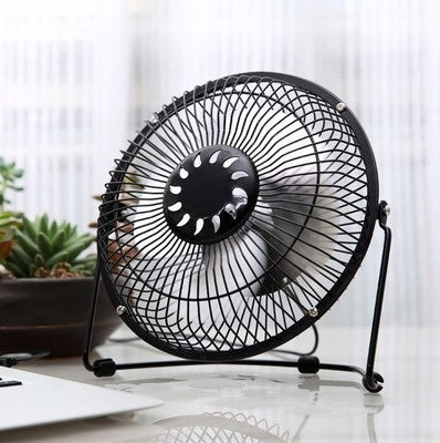 FAN USB FAN STANDING DESK OFFICE TABLE FAN FOR DESK Dominant color black