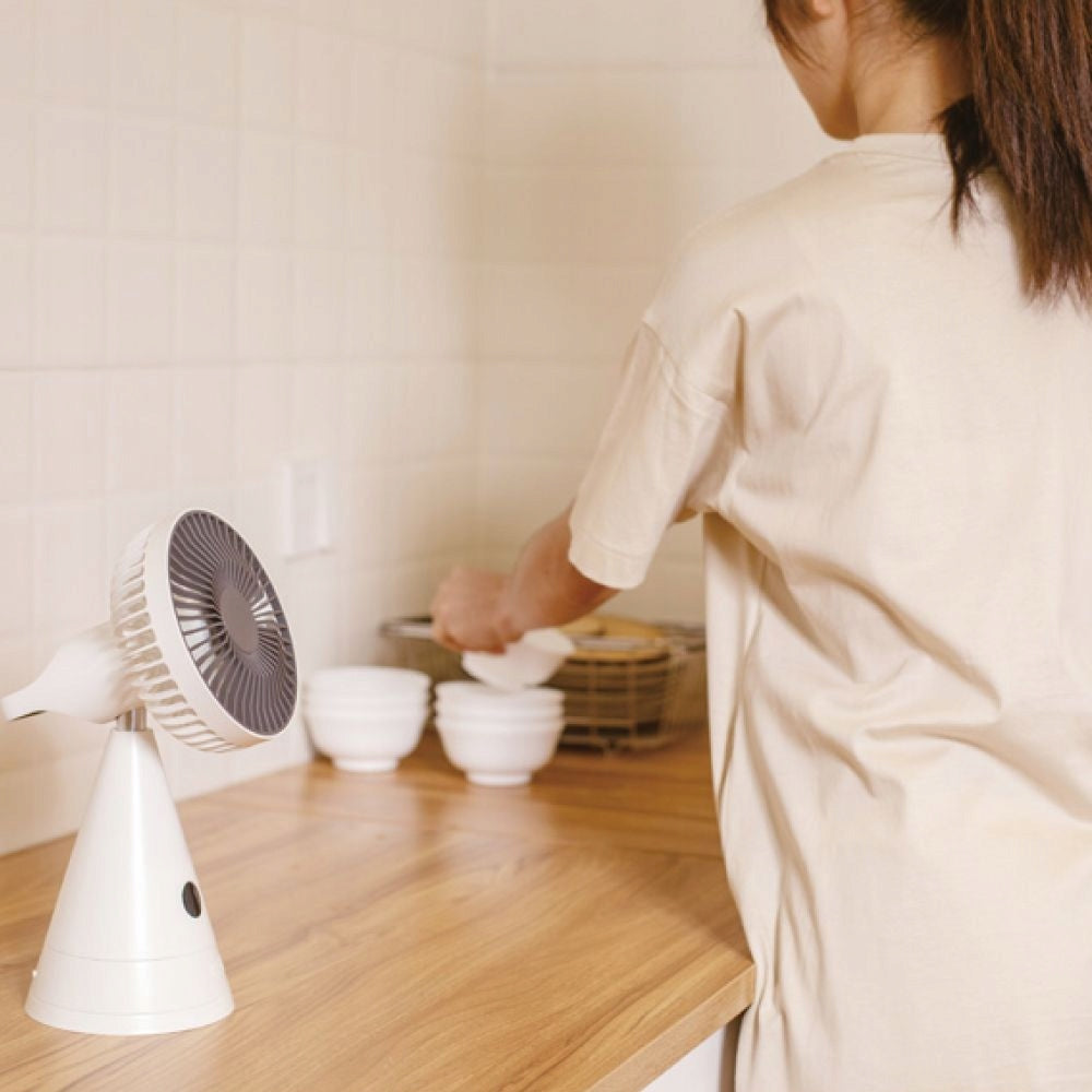FAN VITAMMY DESK FAN PORTABLE RECHARGEABLE USB 4000 mAh Model Dream Desk Fan