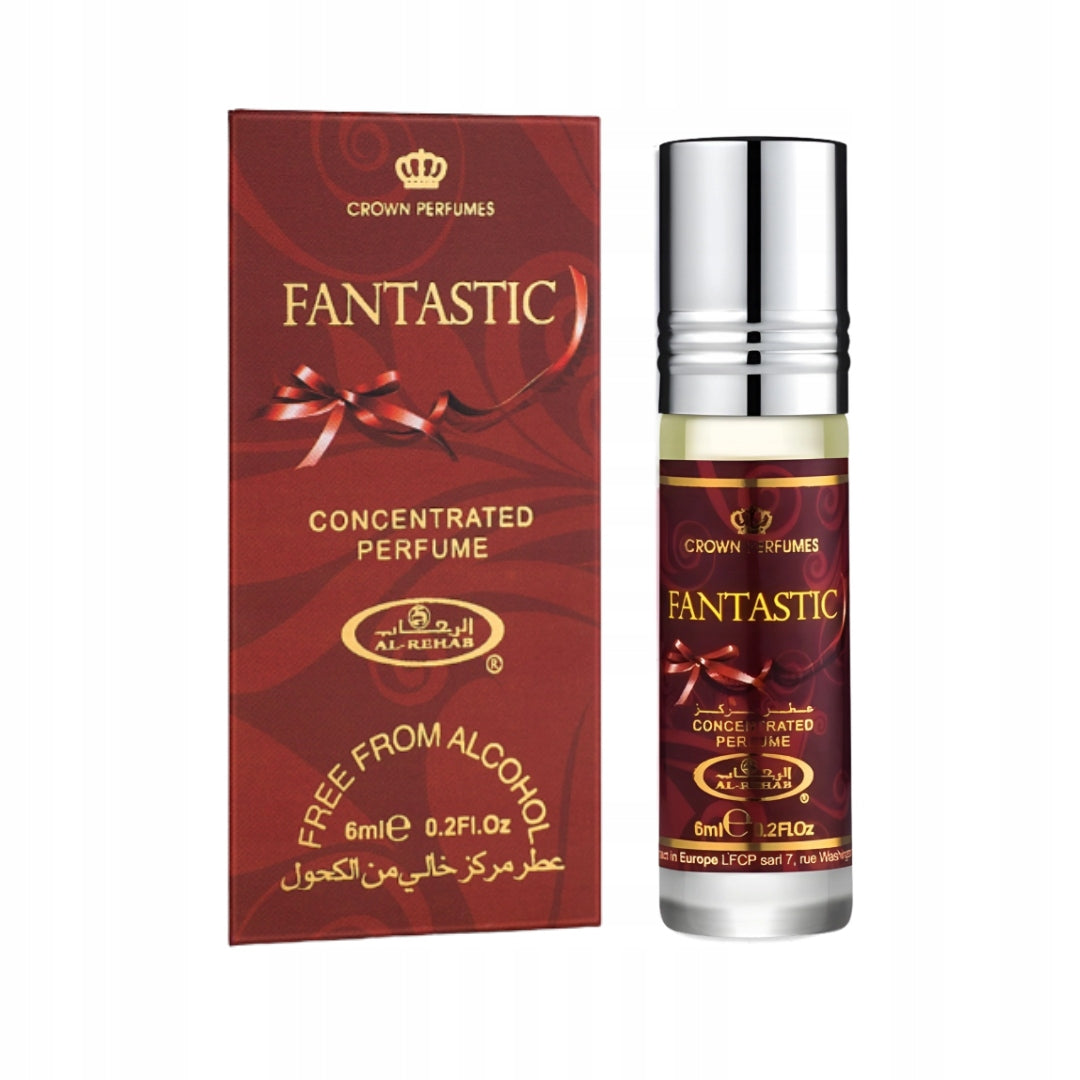 FANTASTIC Perfumed Oil 6 ml Al Rehab Deep Juicy Fragrance For Her Packaging status original