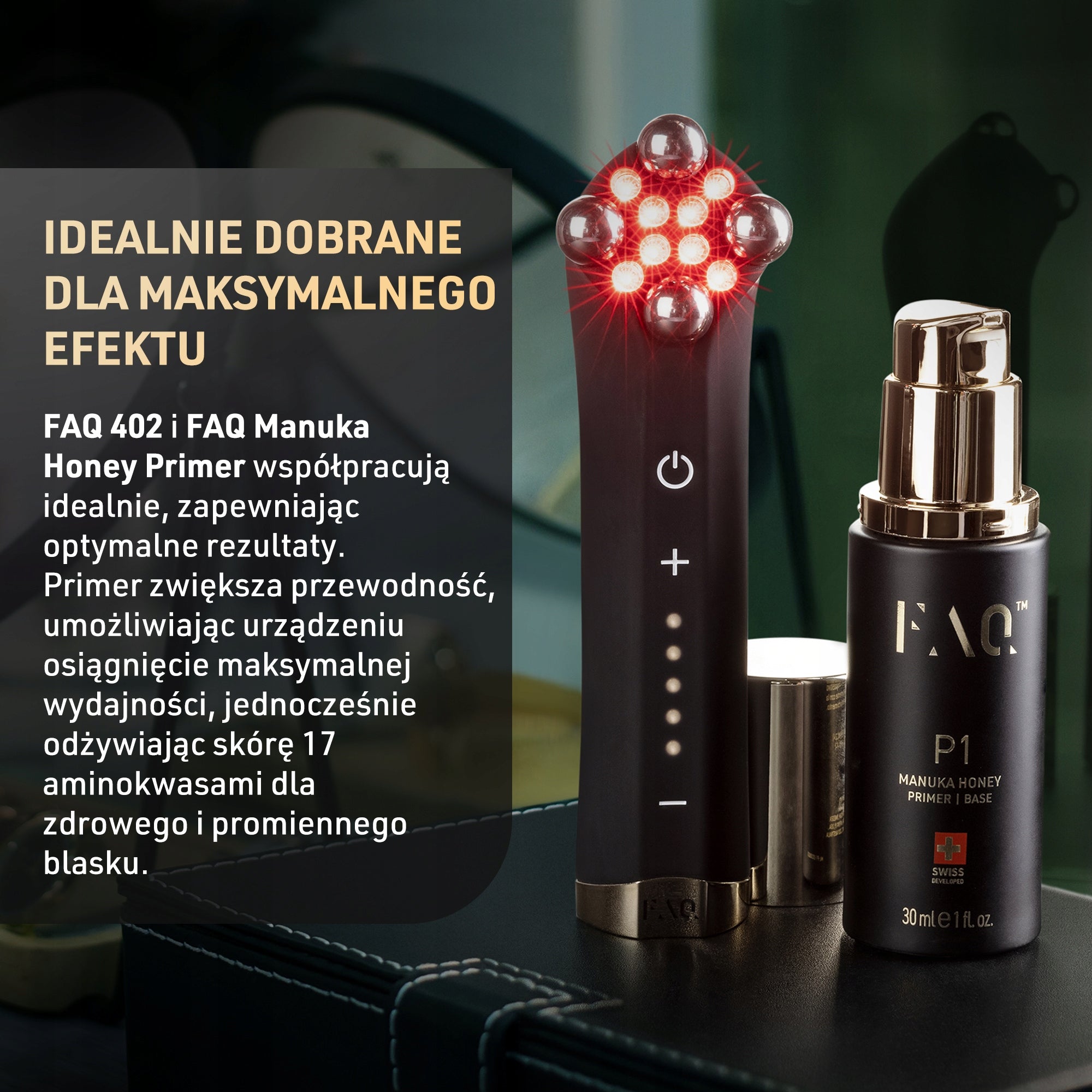 FAQ 402 Microcurrent Face Lift Device + FAQ P1 Serum Bundle EAN (GTIN) 7640260120587