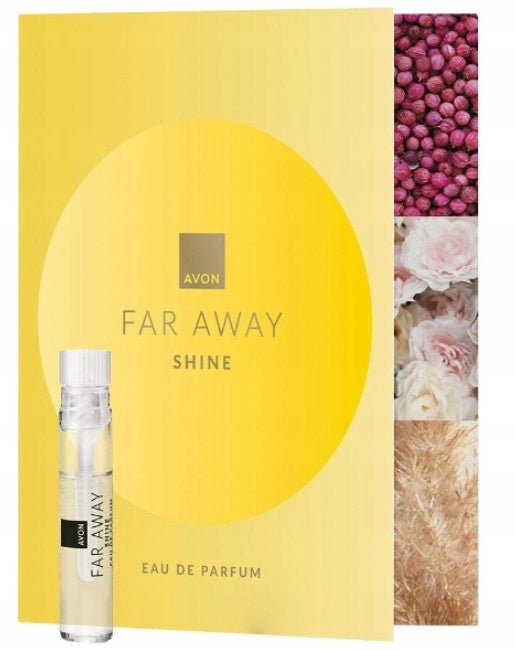 FAR AWAY SHINE Avon sample Eau de Parfum original