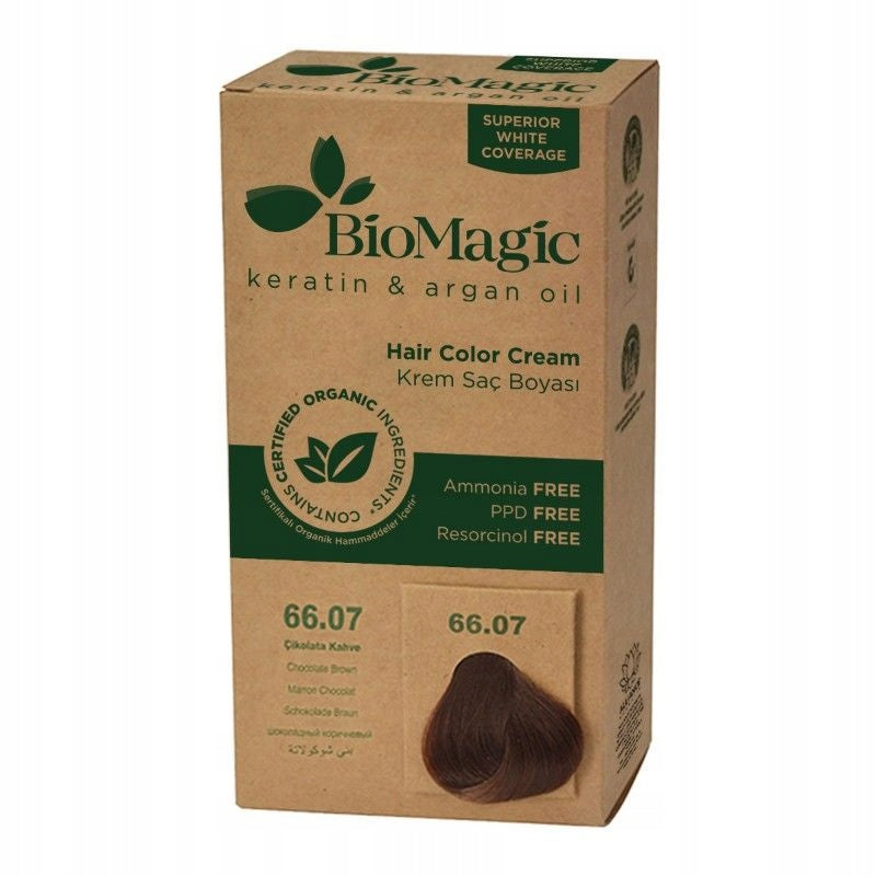 BioMagic Natürliches Haarfärbemittel mit Arganöl und Keratin 60 ml, Nr. 66.07