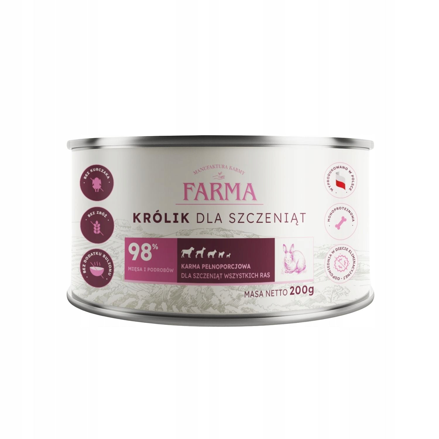 FARMA Select Rabbit 200g Wet food for Monoprotein puppies
