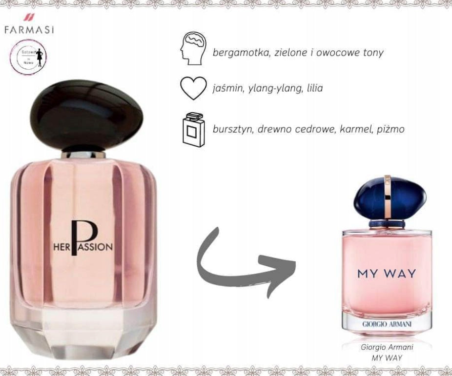 FARMASI Her Passion EDP Eau de Parfum for women 60ml Manufacturer code 1000490