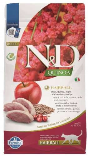 FARMINA N&D Quinoa Hairball Cat Adult 300g Manufacturer code PND0030073